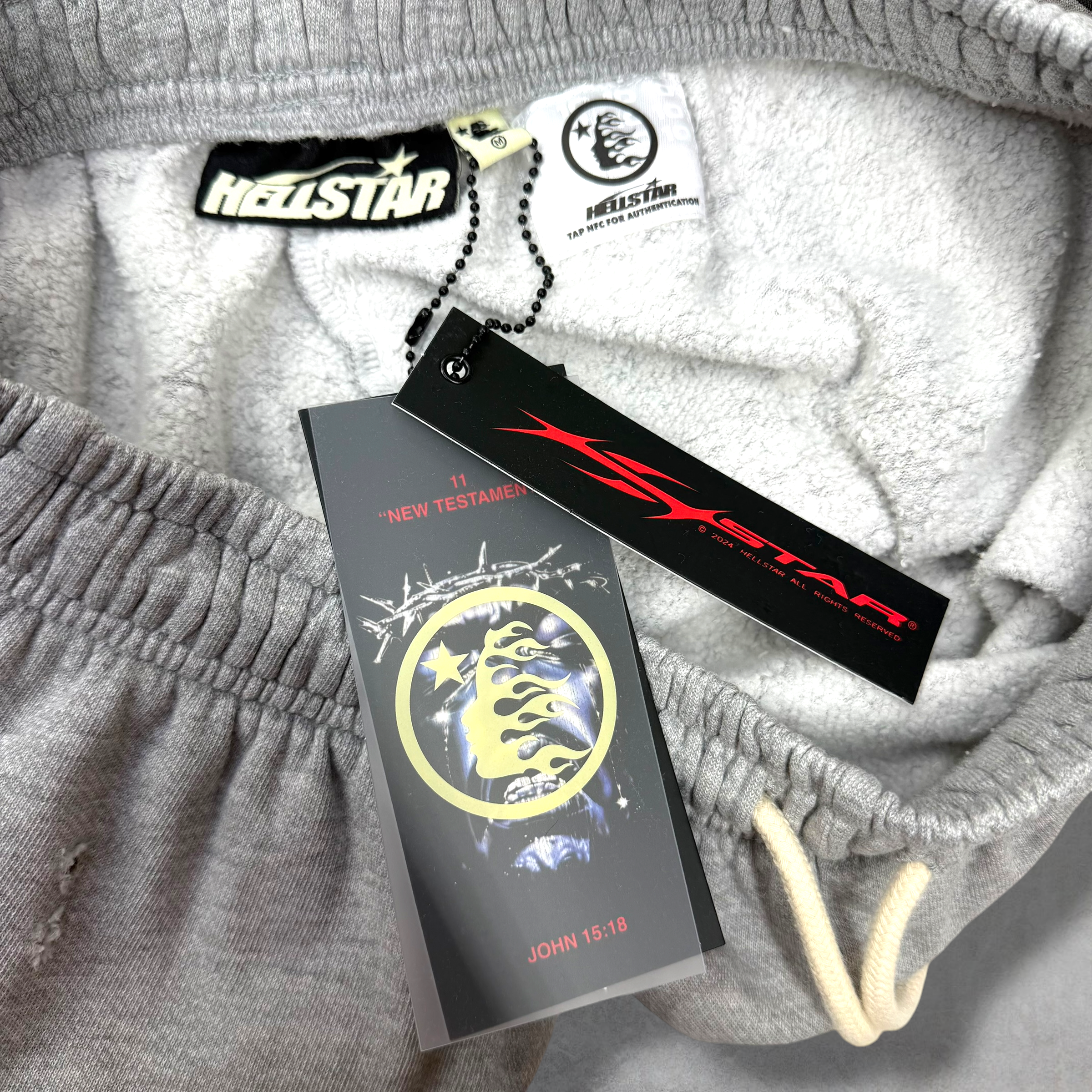 Hellstar Yoga Shorts Grey M
