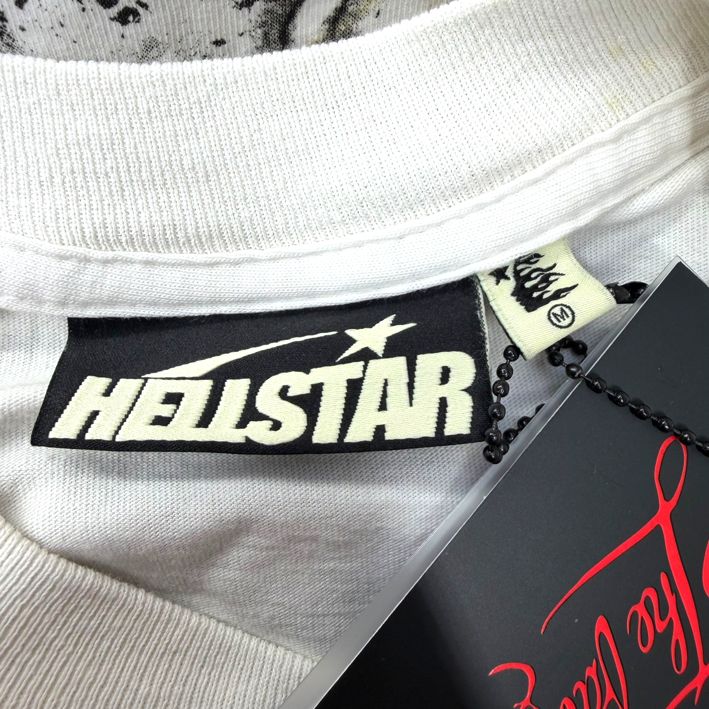 Hellstar Graffiti Long Sleeve Tee White M