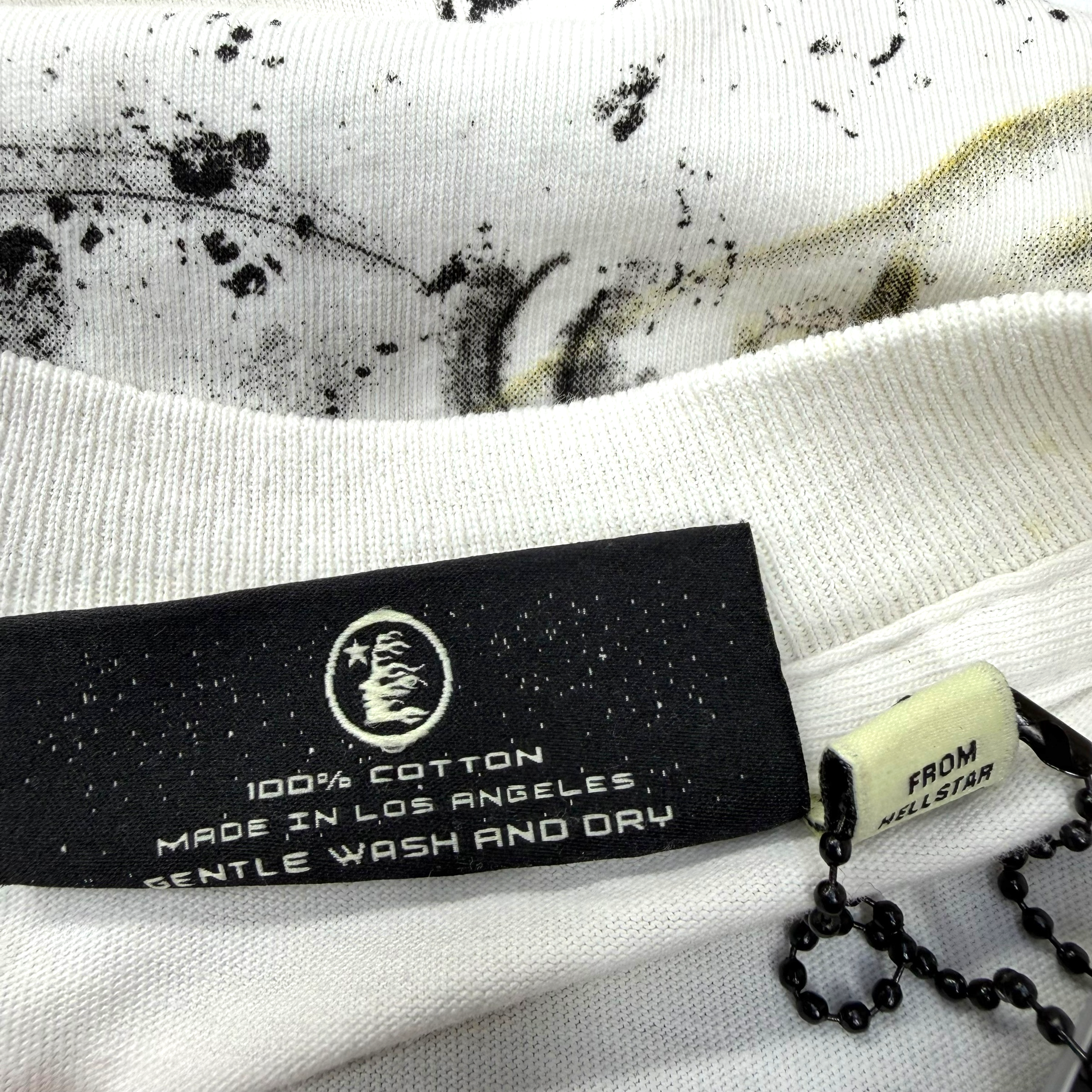 Hellstar Graffiti Long Sleeve Tee White M