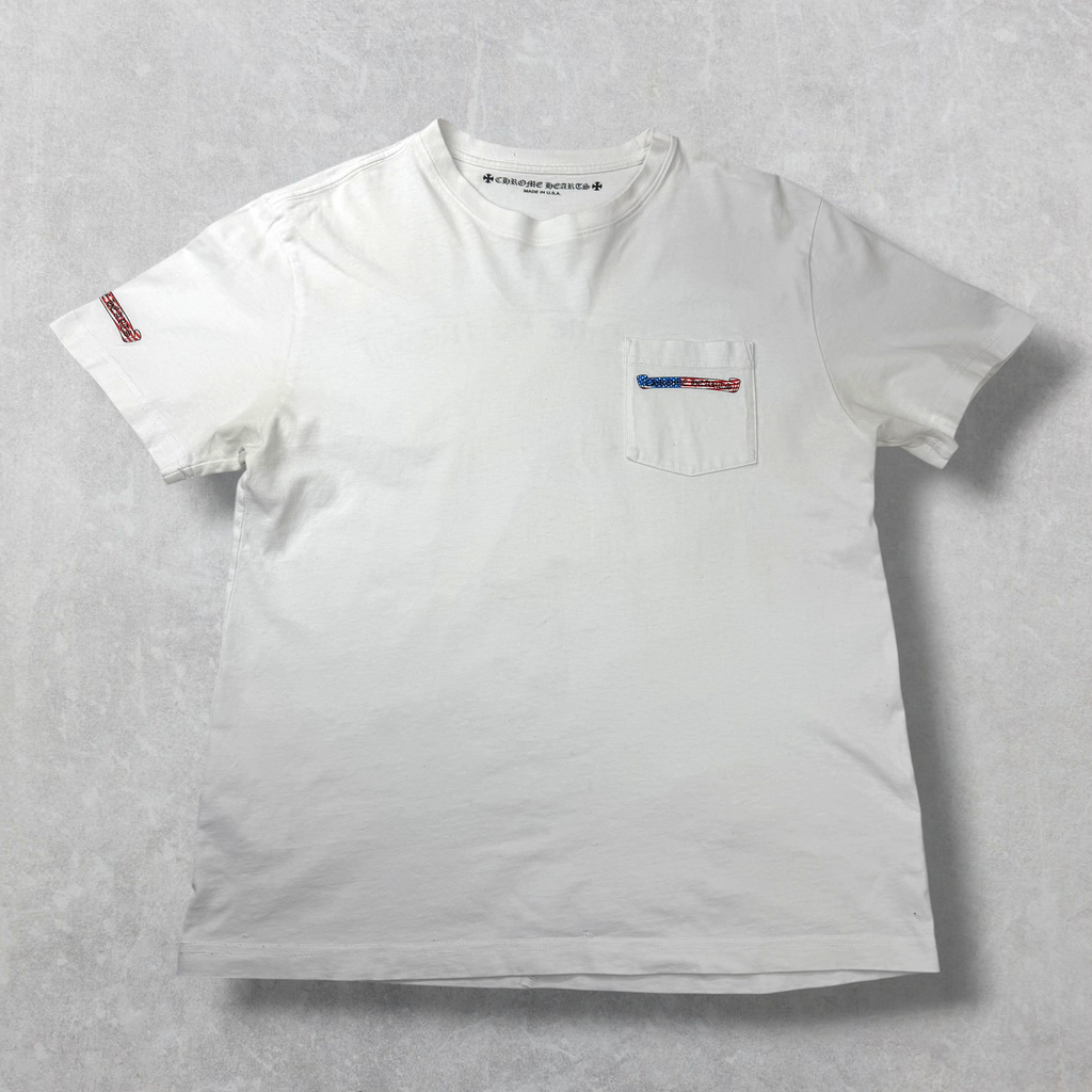 Chrome Hearts Matty Boy USA Tee White L