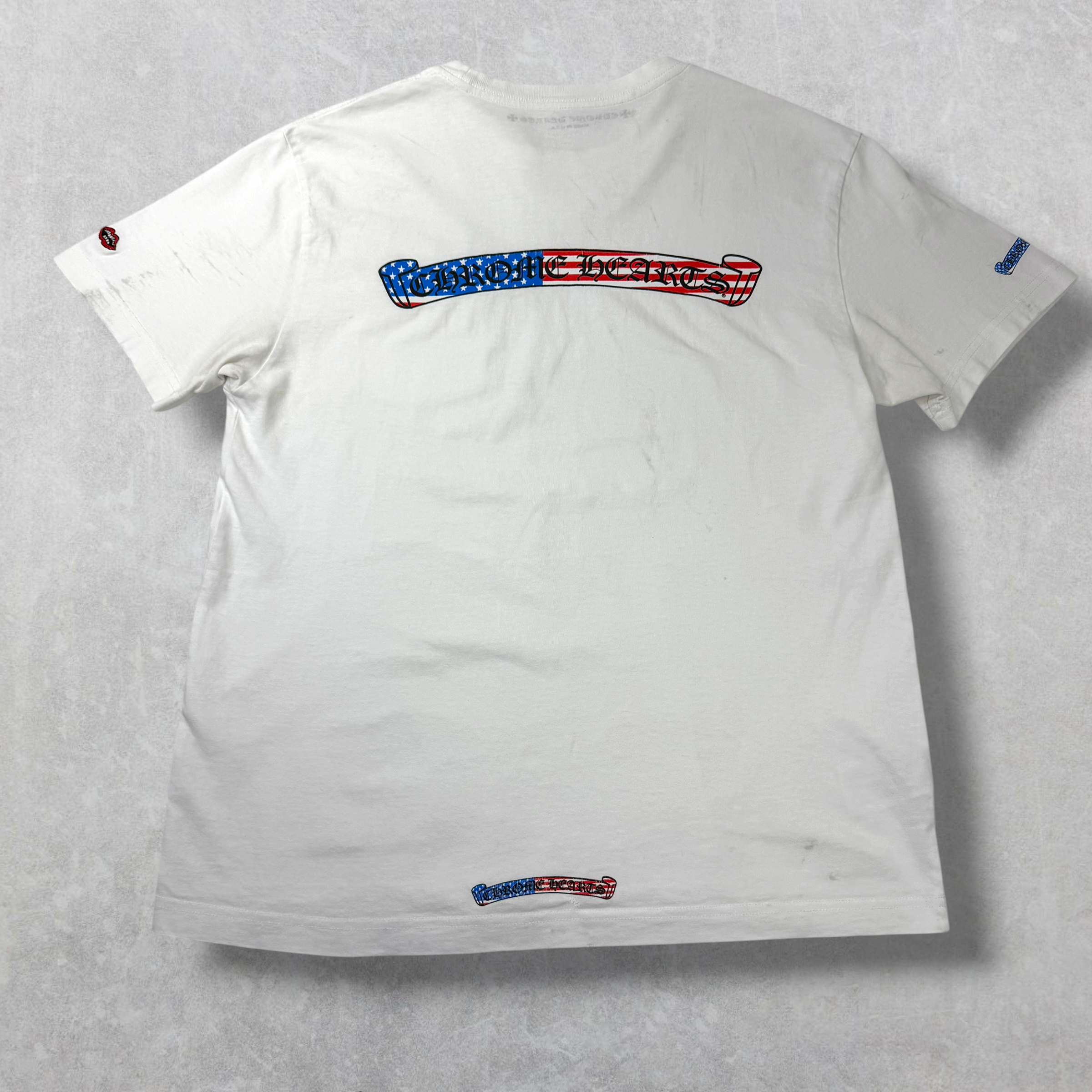 Chrome Hearts Matty Boy USA Tee White L