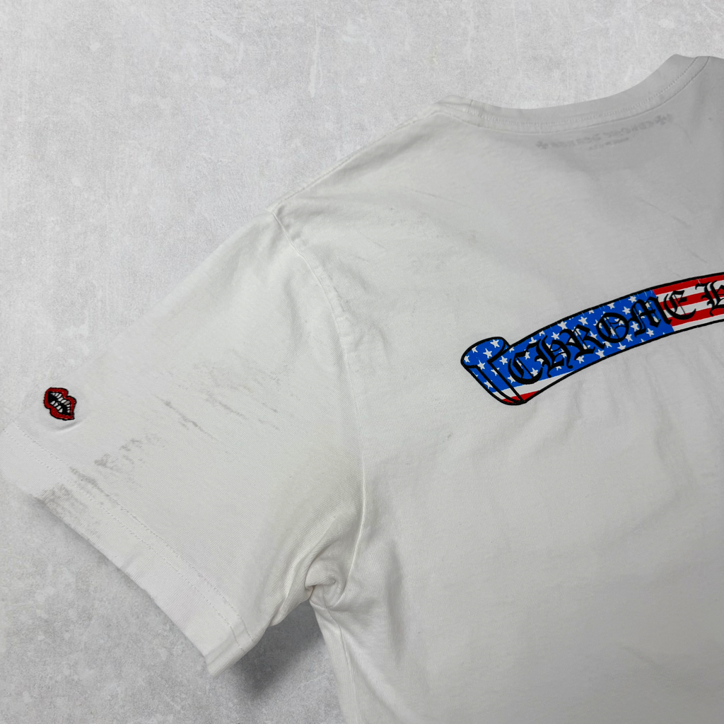 Chrome Hearts Matty Boy USA Tee White L