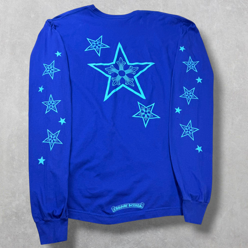 Chrome Hearts Star Blue L/S Tee XL