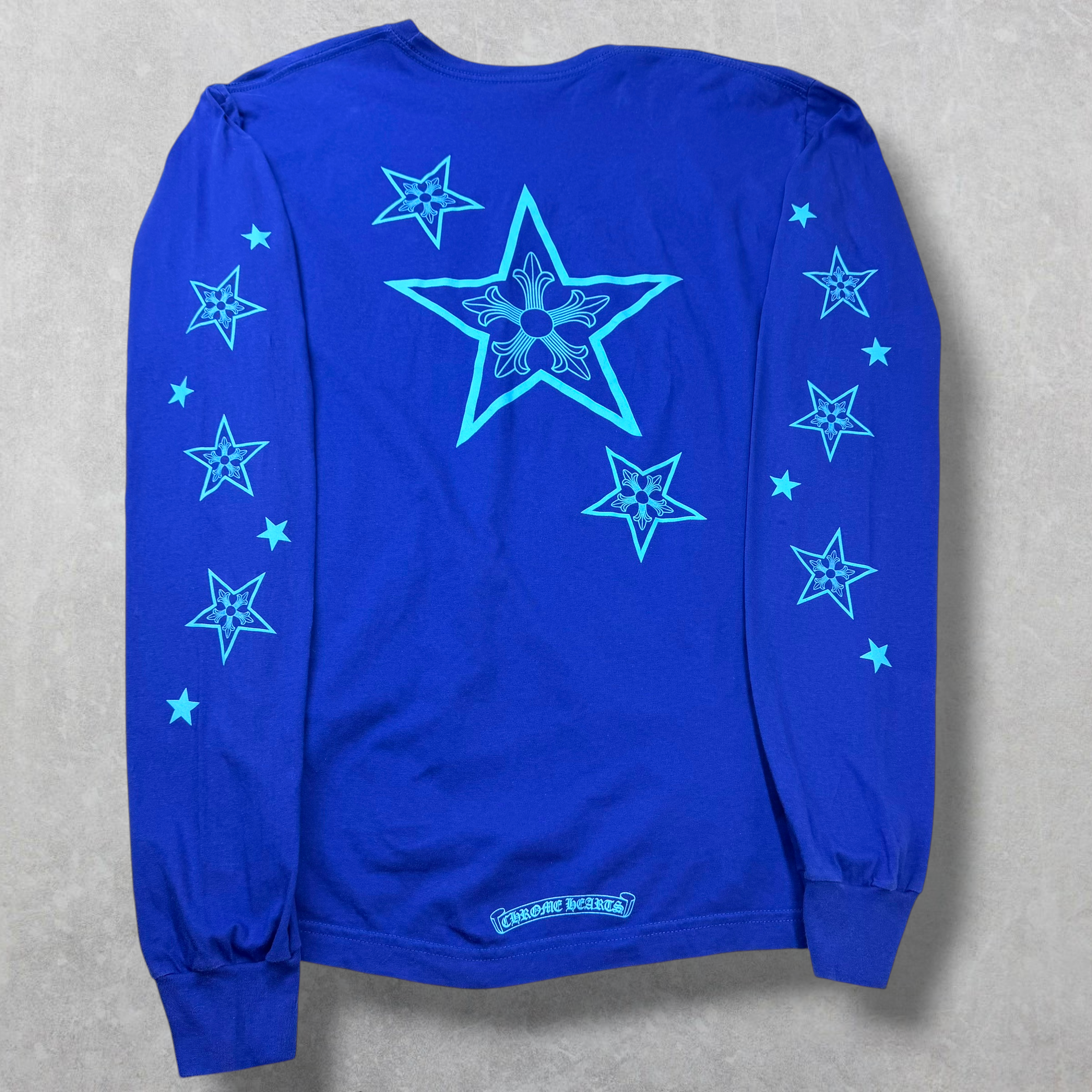 Chrome Hearts Star Blue L/S Tee XL