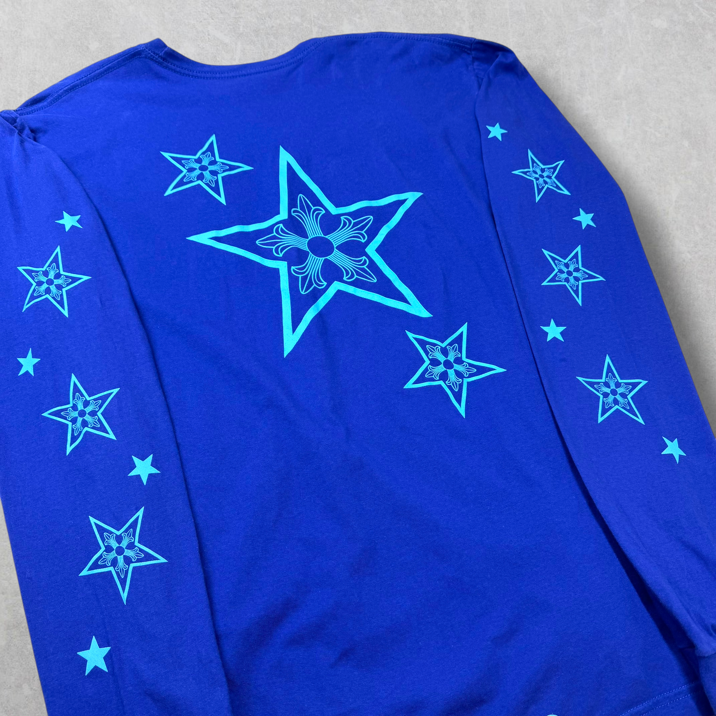 Chrome Hearts Star Blue L/S Tee XL