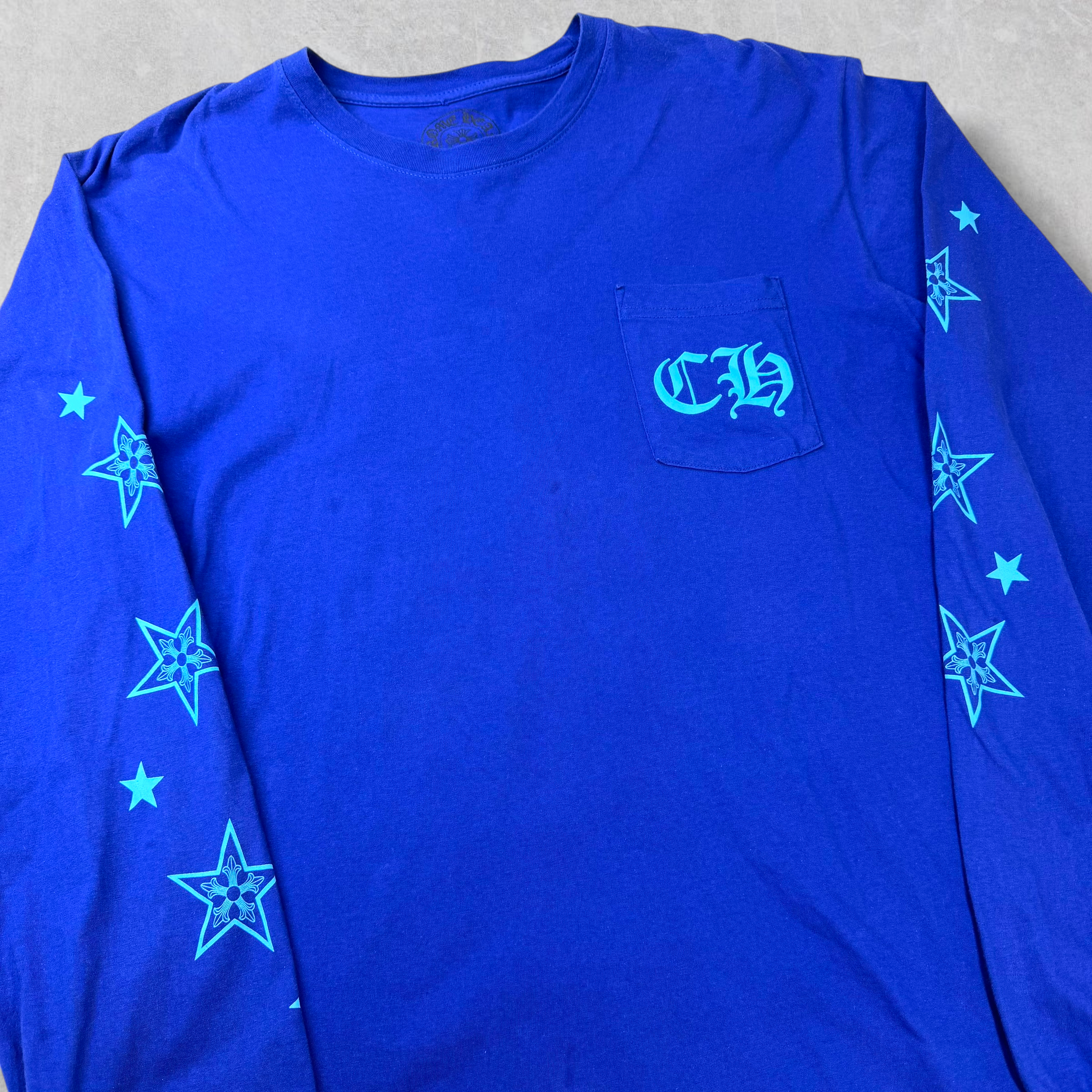 Chrome Hearts Star Blue L/S Tee XL