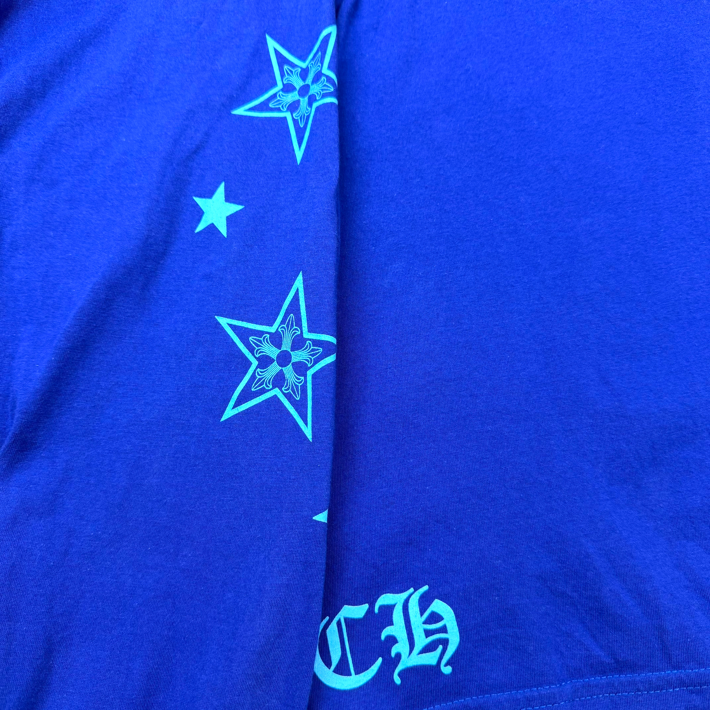 Chrome Hearts Star Blue L/S Tee XL