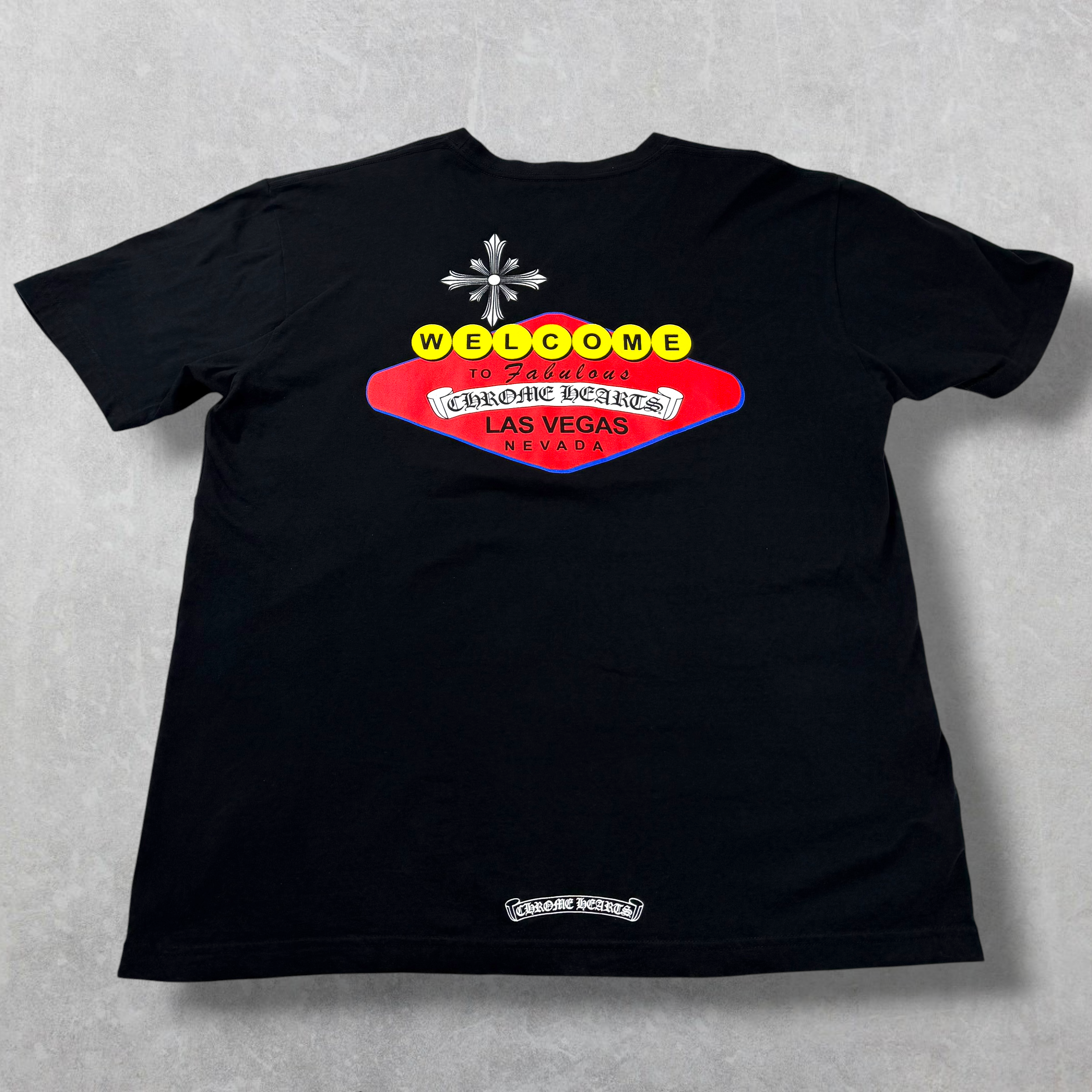 Chrome Hearts Black Welcome To Vegas Tee XL