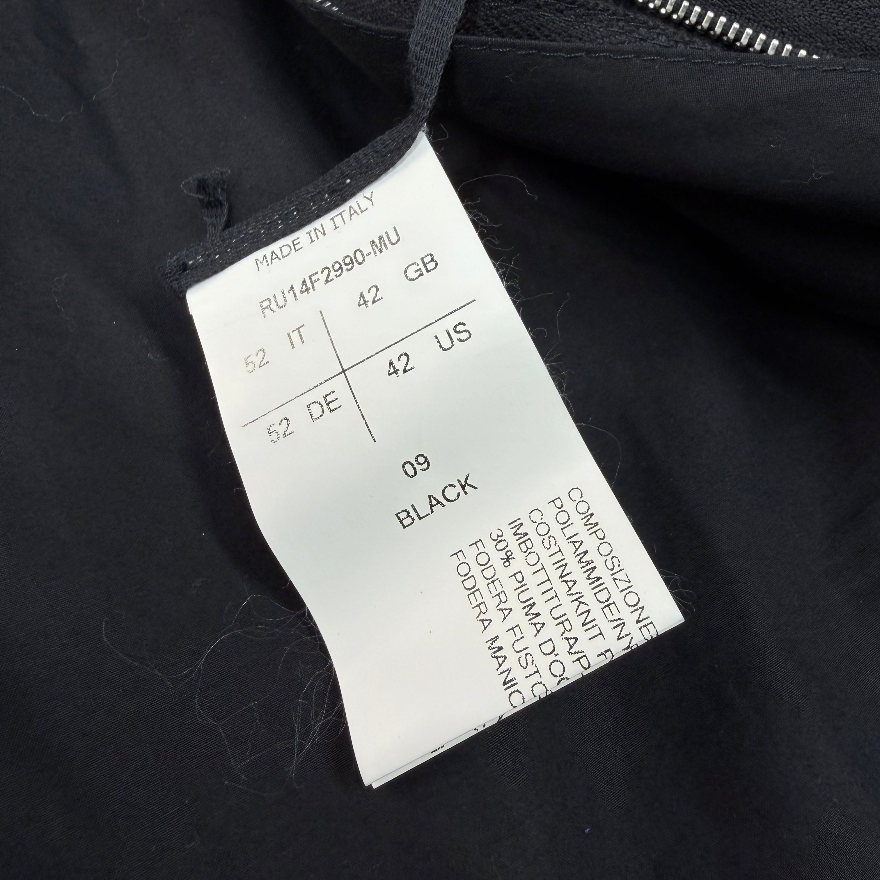 Rick Owens Down Filled Flight Trench Jacket 52 (XL)