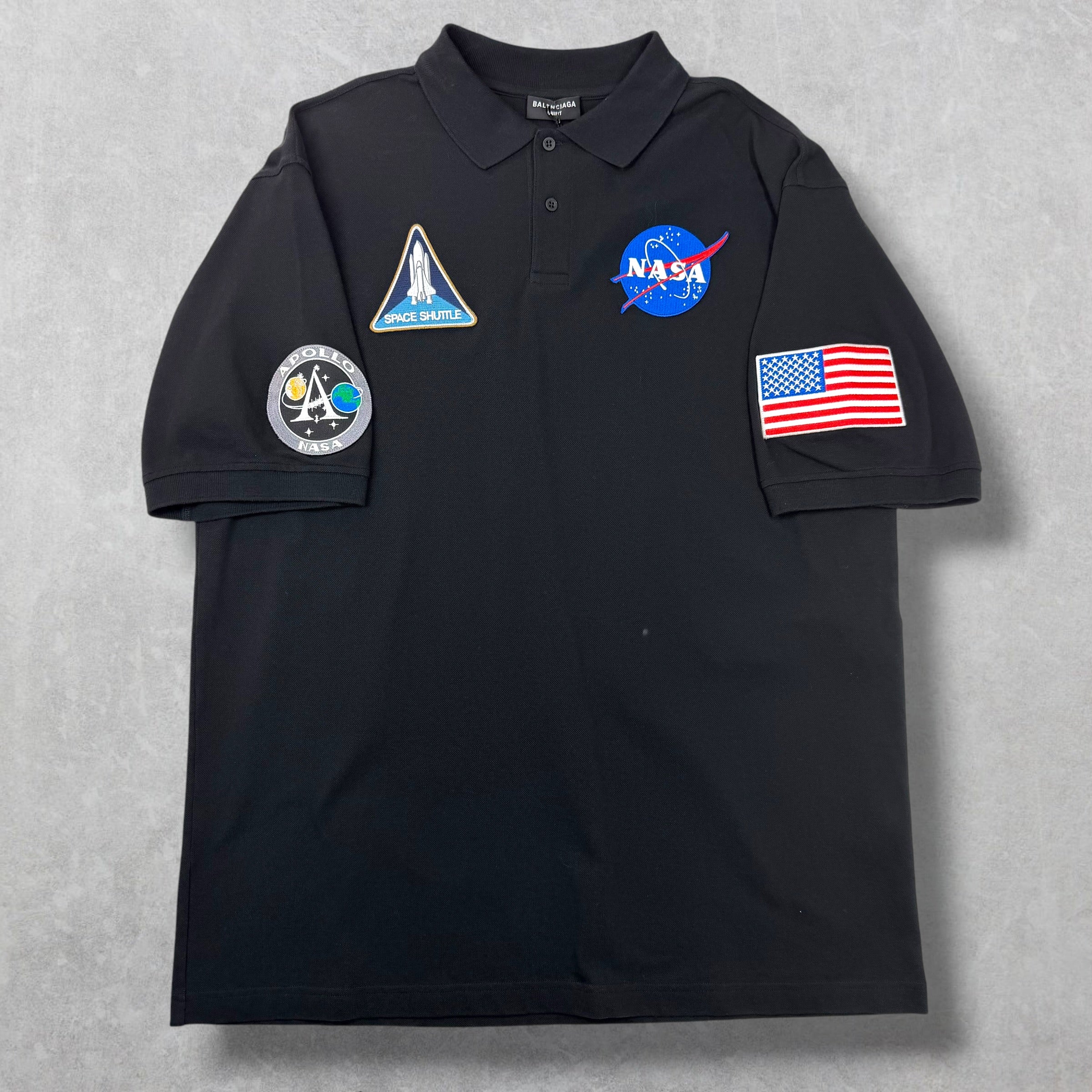 Balenciaga NASA Space Patch Polo M (XL)