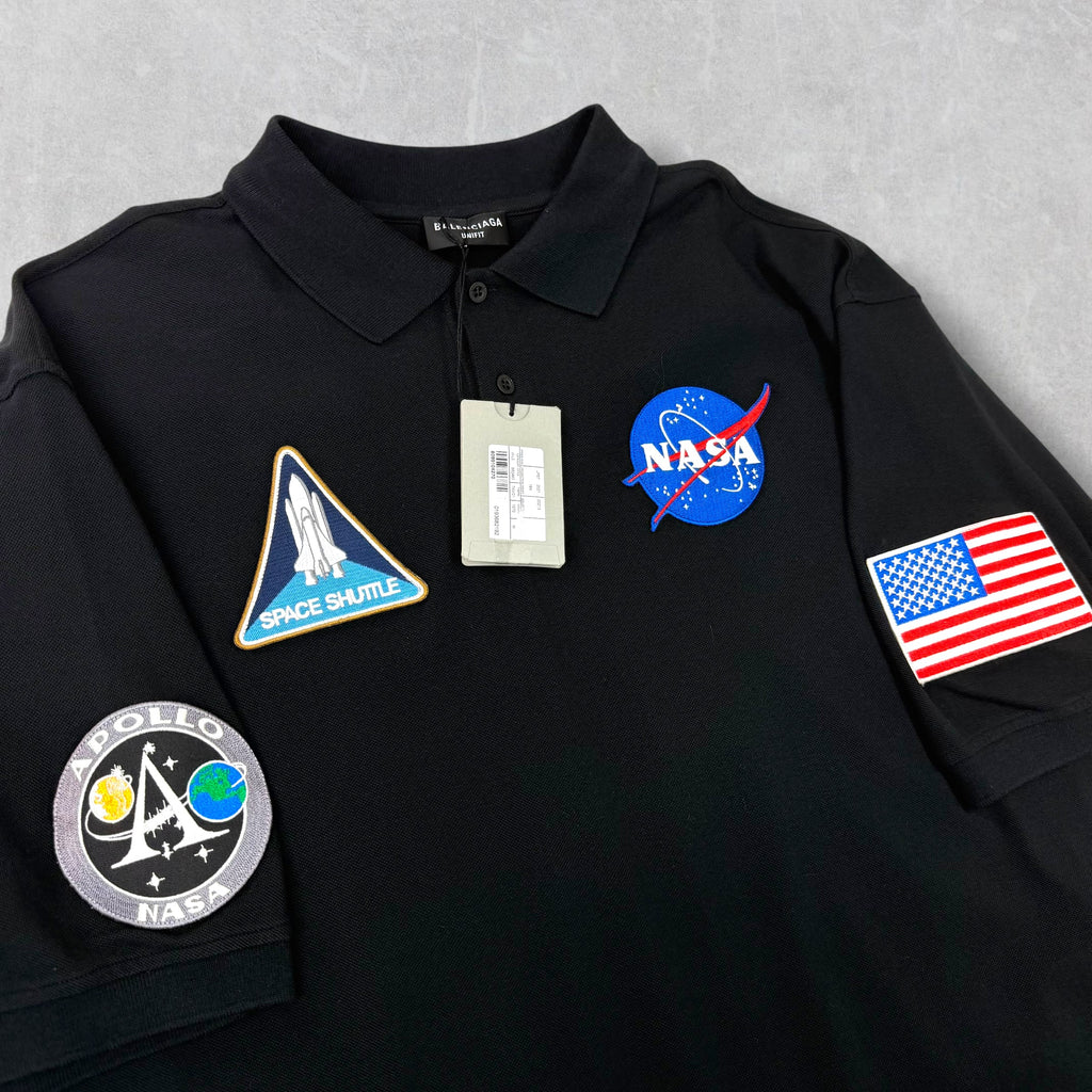 Balenciaga NASA Space Patch Polo M (XL)