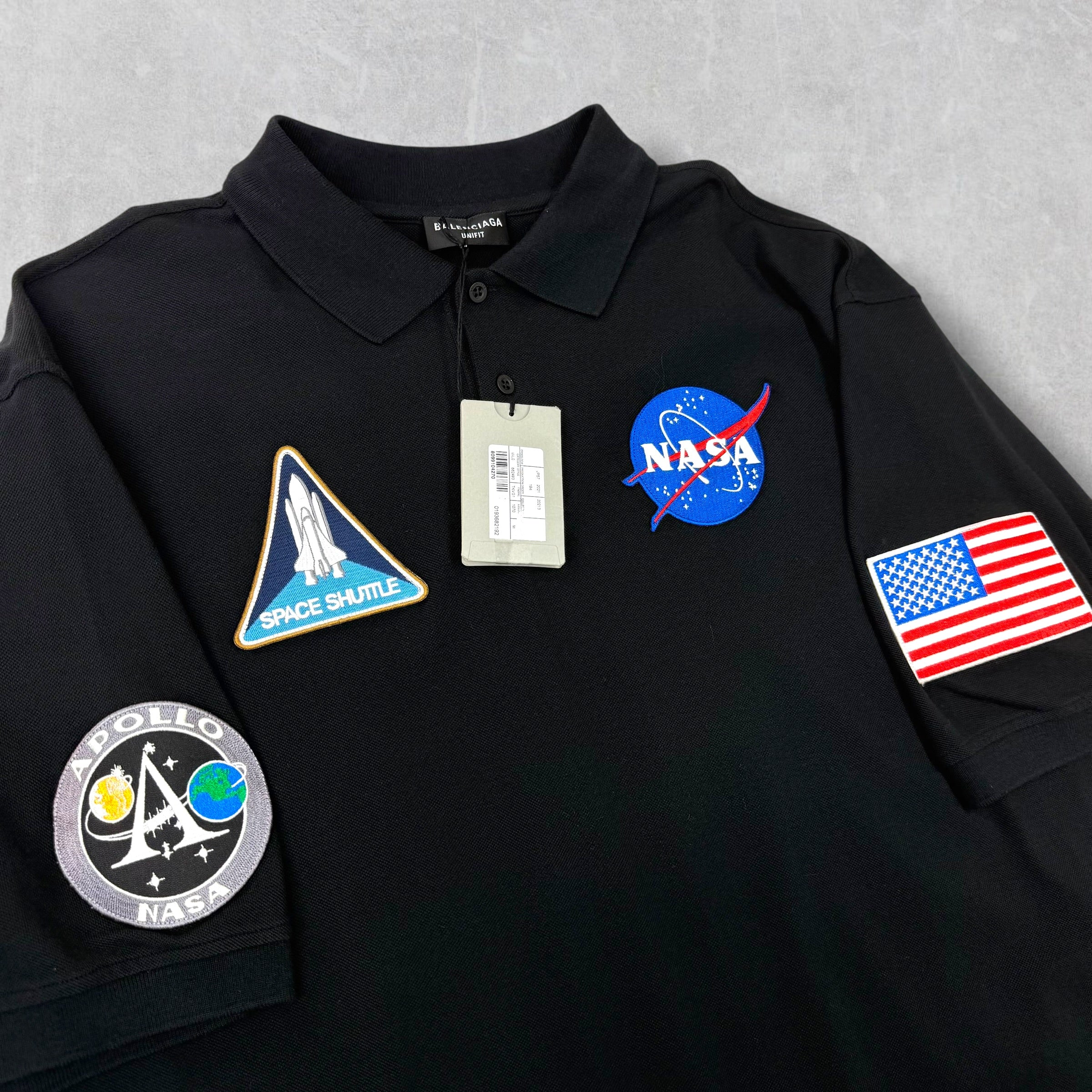 Balenciaga NASA Space Patch Polo M (XL)