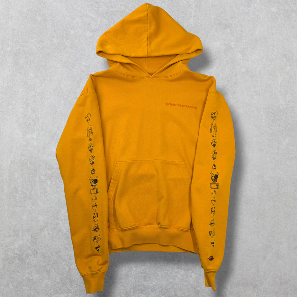 Chrome Hearts Matty Boy 'Call Me' Yellow Hoodie XS