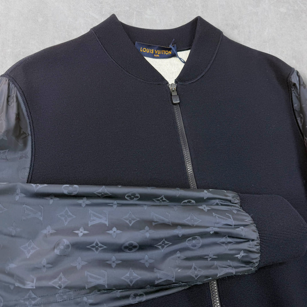Louis Vuitton Monogram Nylon Sleeve Bomber XL