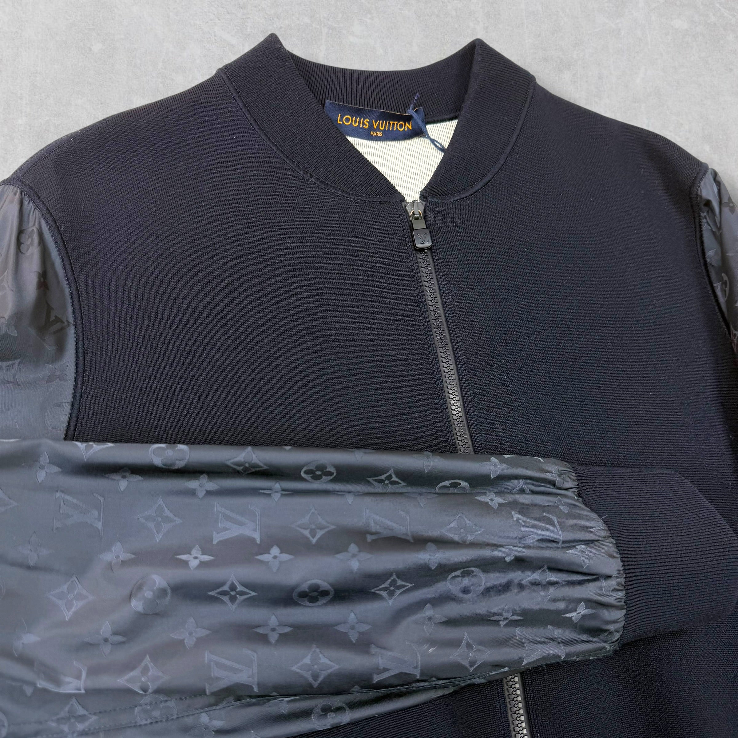 Louis Vuitton Monogram Nylon Sleeve Bomber XL