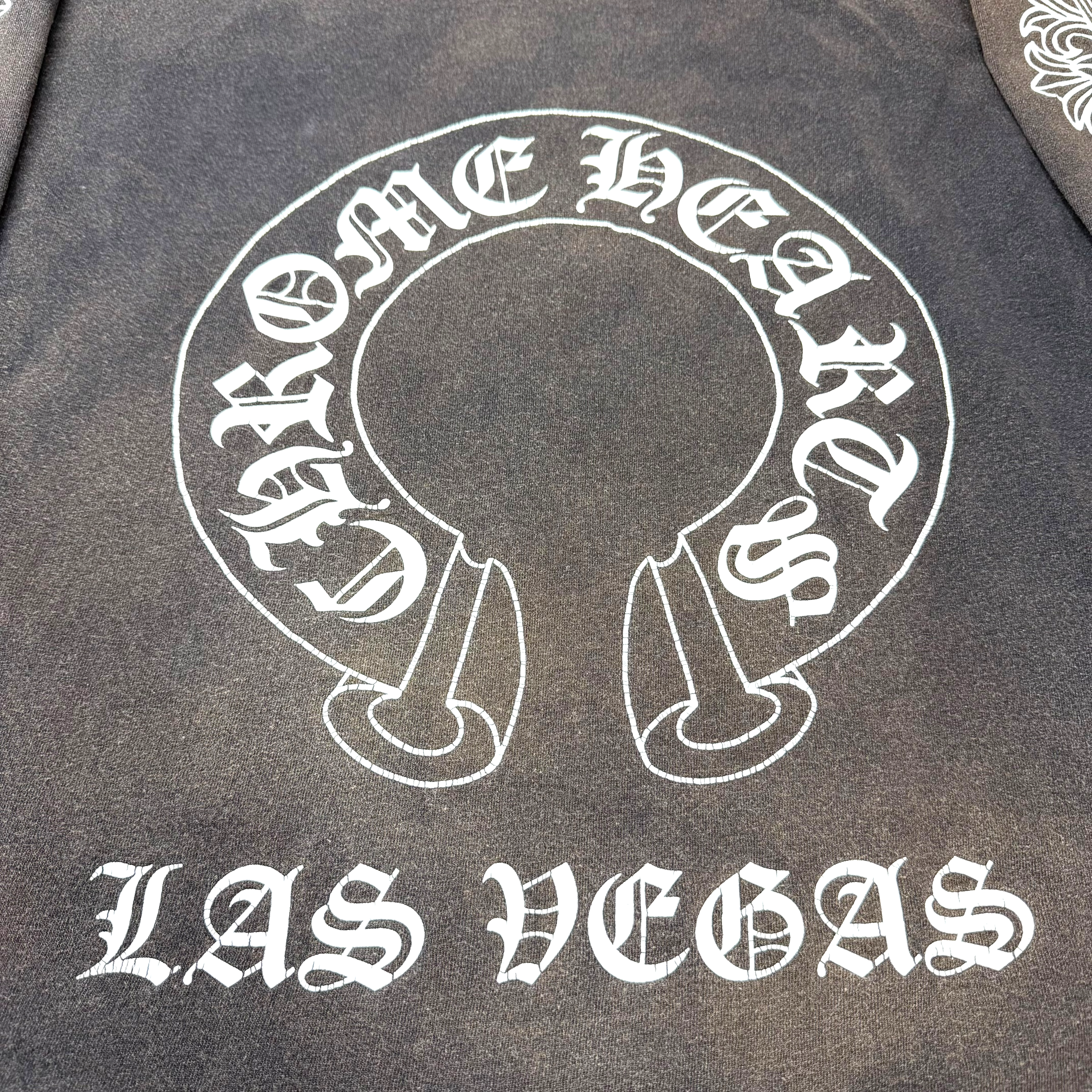 Vintage Chrome Hearts Las Vegas Horseshoe Floral L/S XXL
