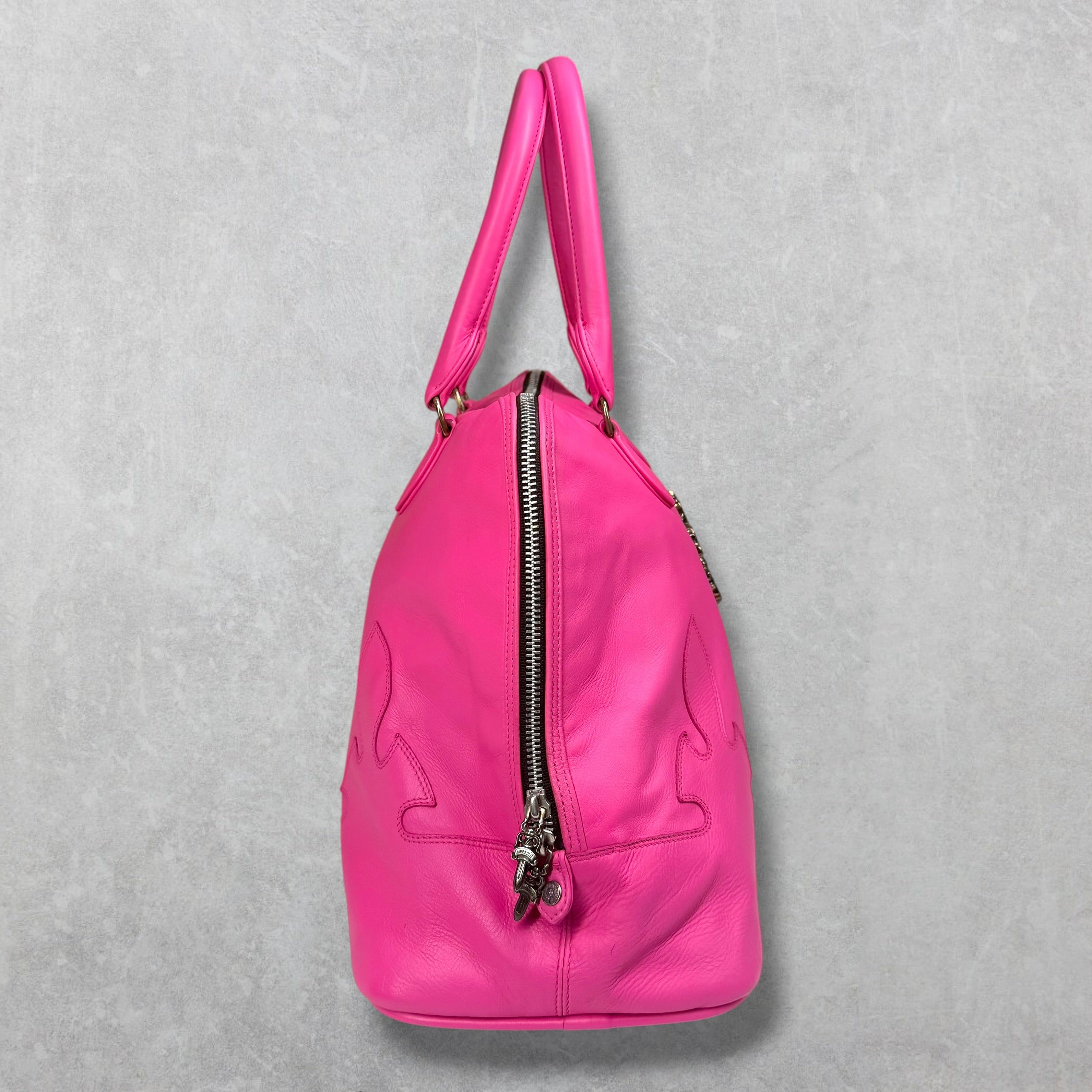 Chrome Hearts Pink Filigree Slouchy Mo Bag