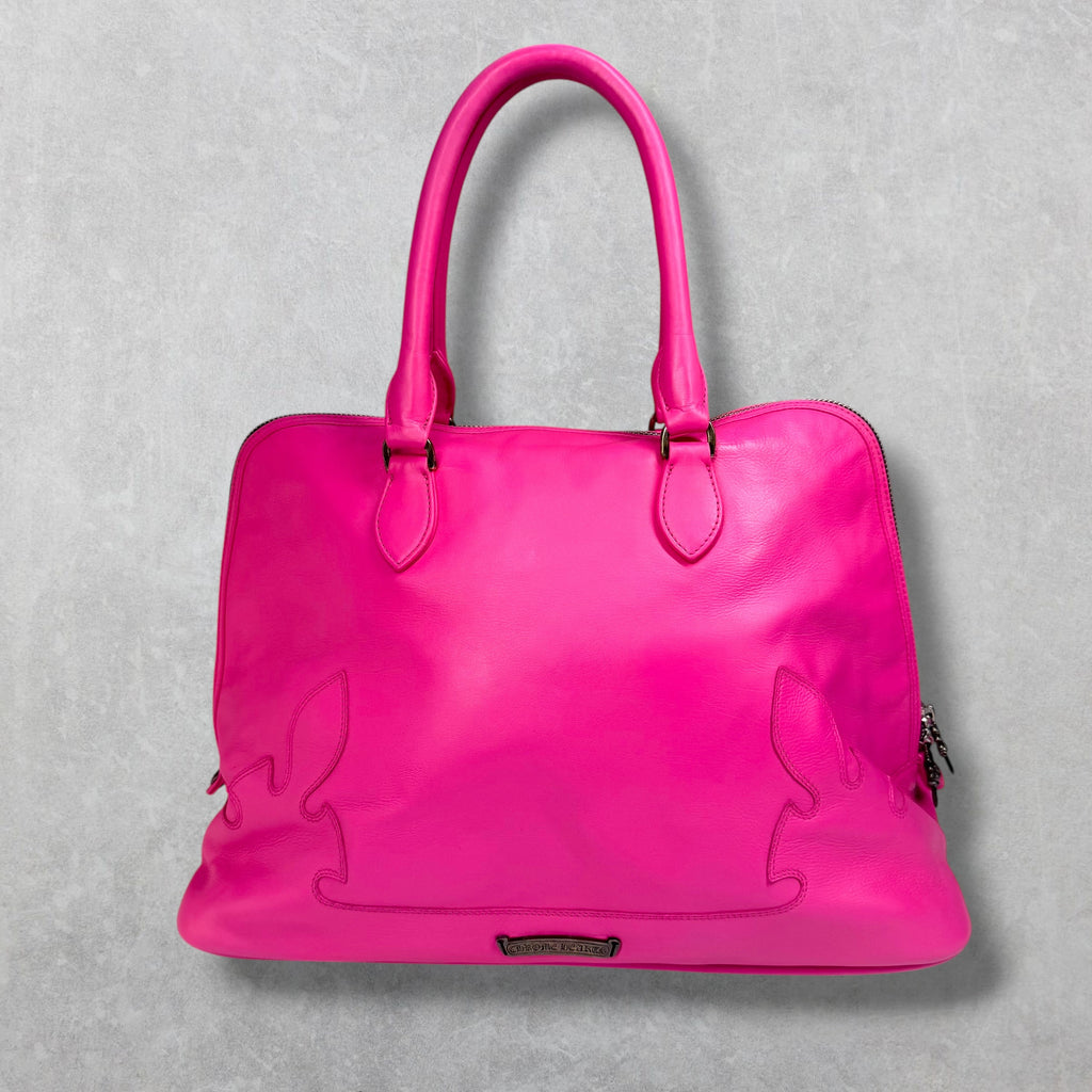 Chrome Hearts Pink Filigree Slouchy Mo Bag