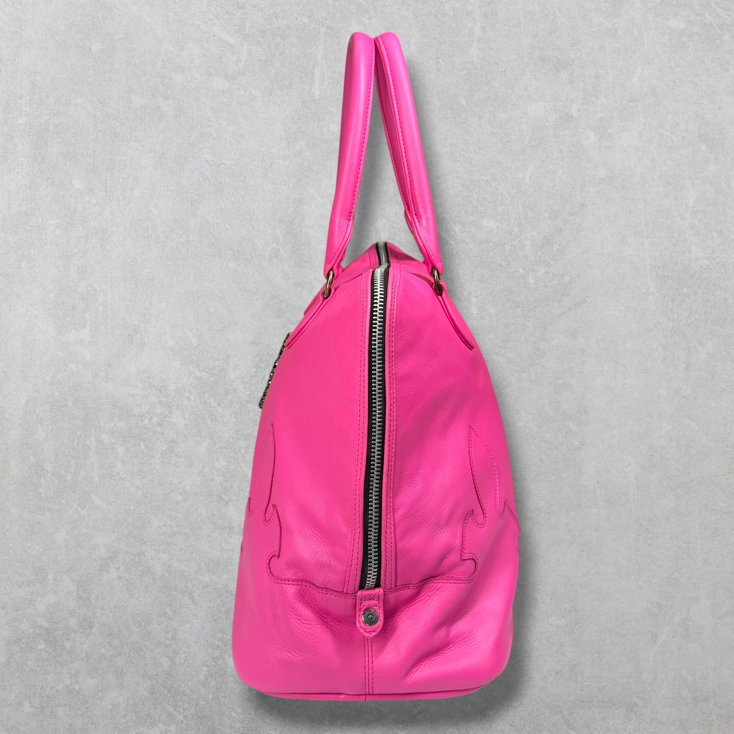 Chrome Hearts Pink Filigree Slouchy Mo Bag