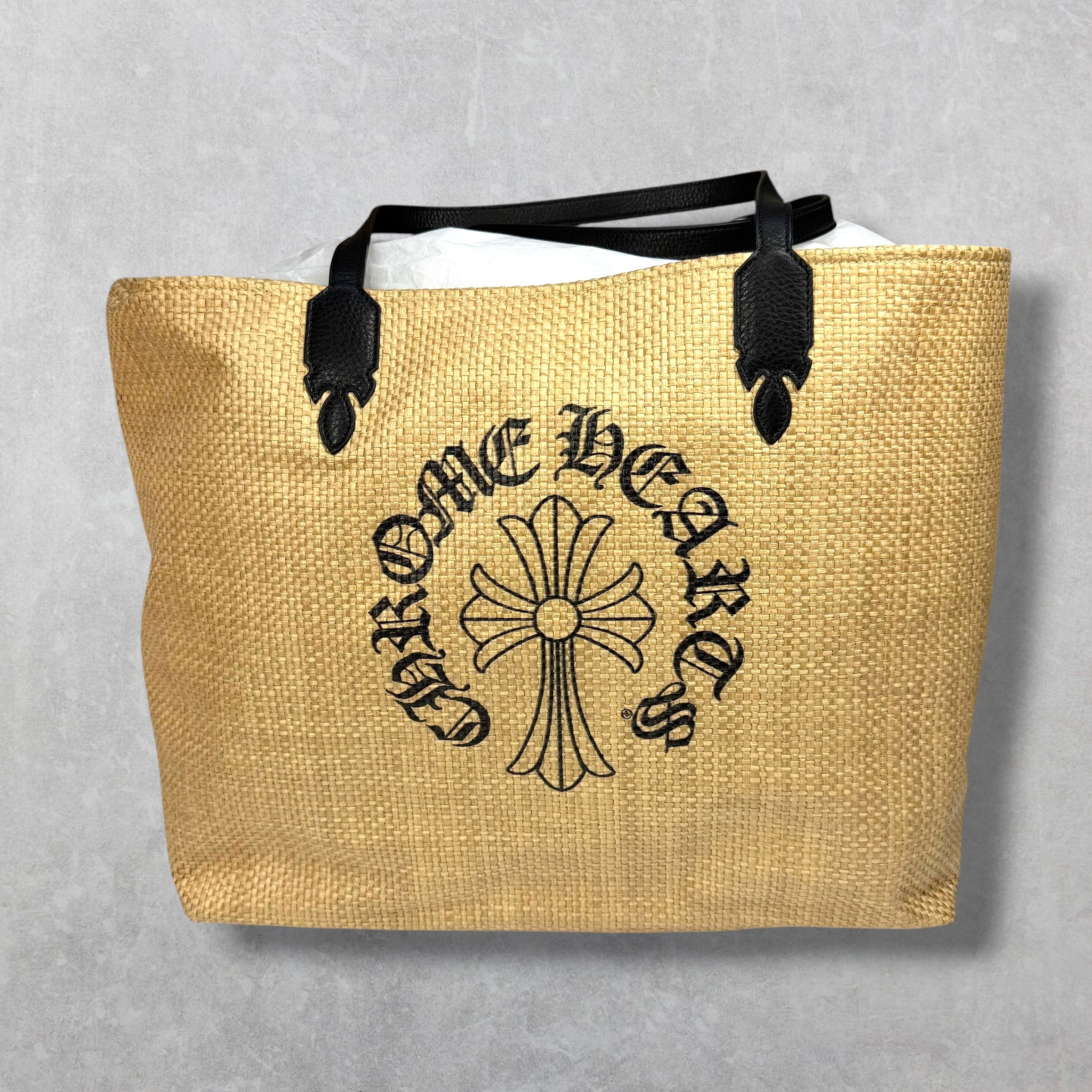 Chrome Hearts Medium Cross Logo Beach Tote