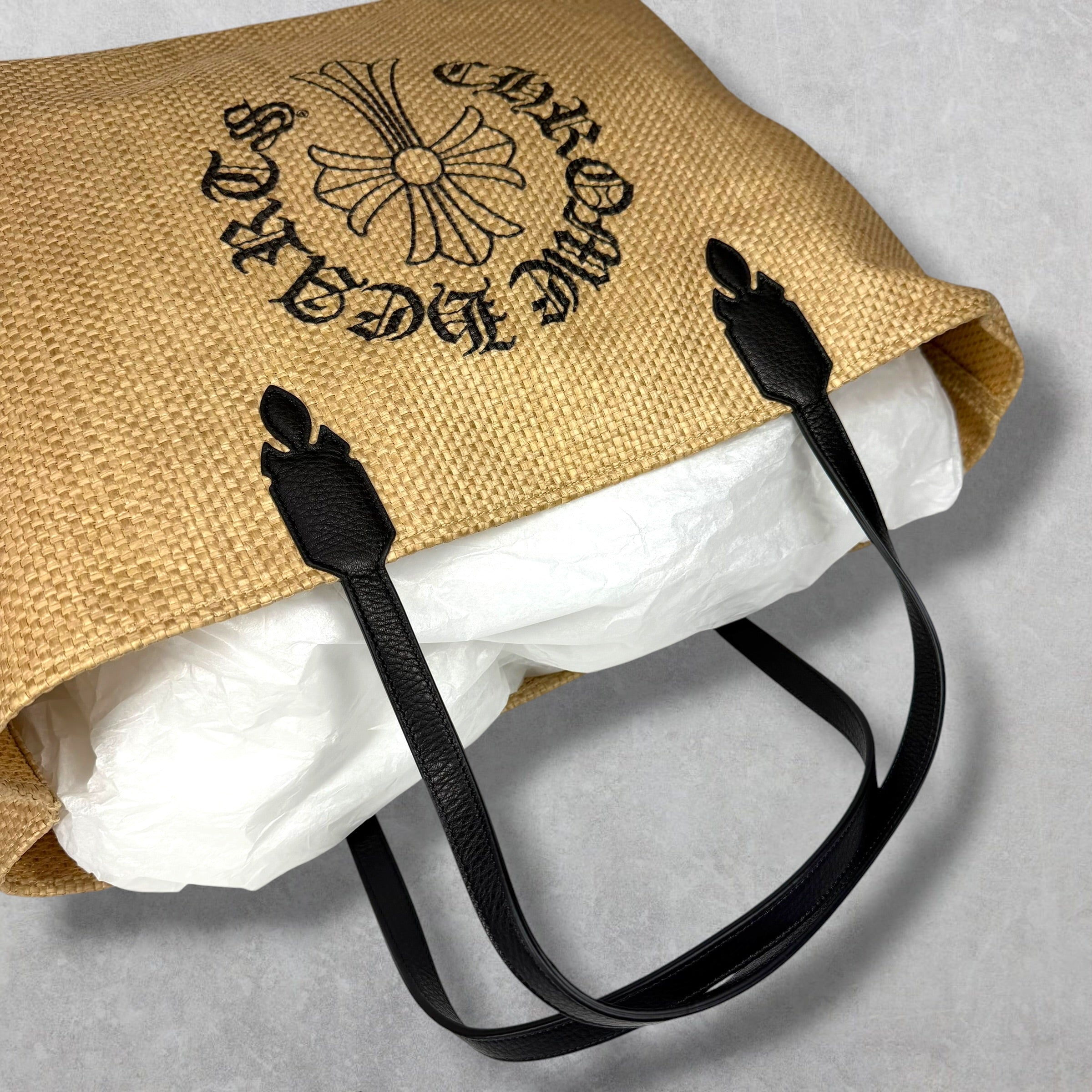 Chrome Hearts Medium Cross Logo Beach Tote
