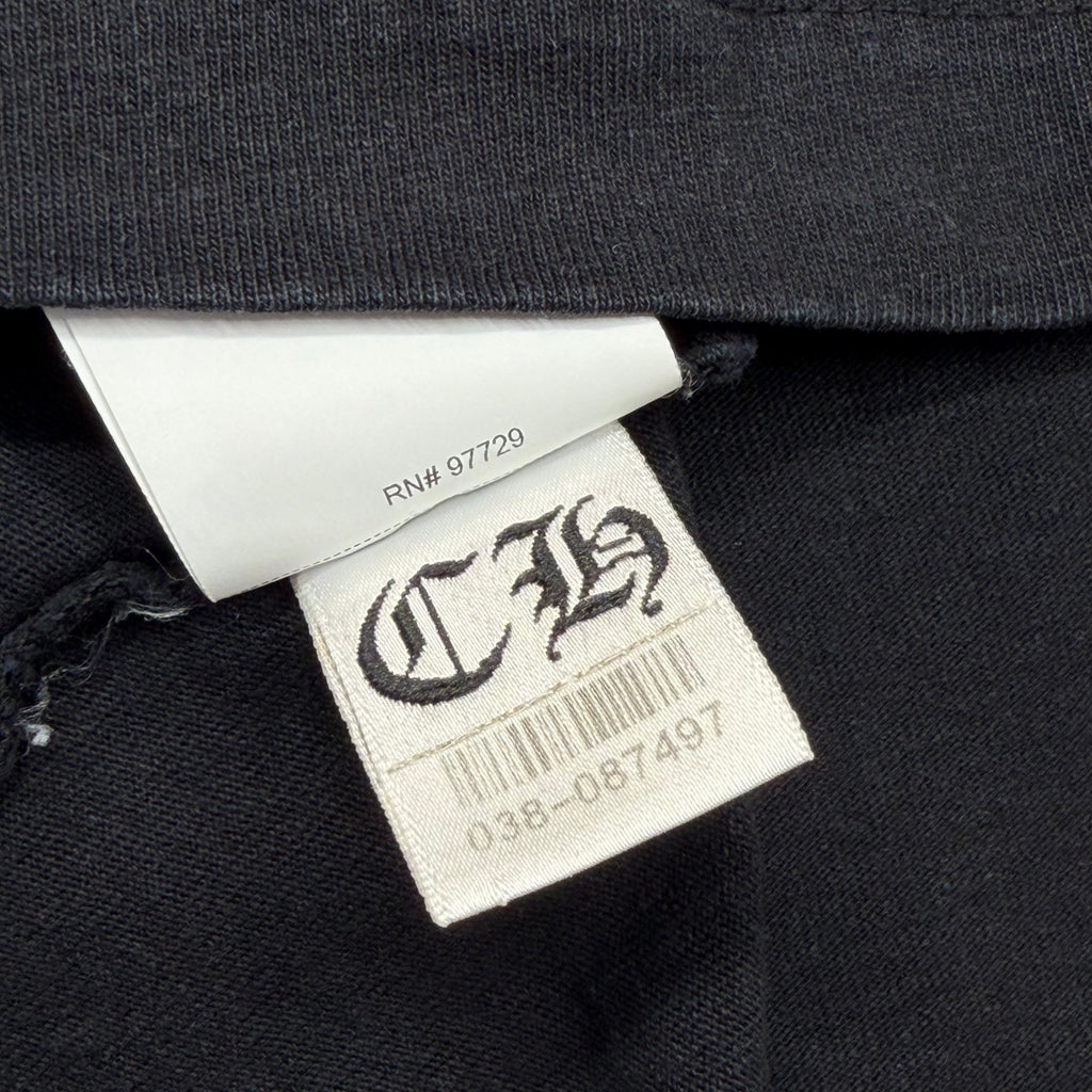 Chrome Hearts GRP Y Not Embroidered Black Tee XL