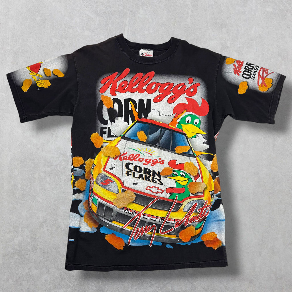 Vintage '98 Terry Labonte Kelloggs Nascar Tee M