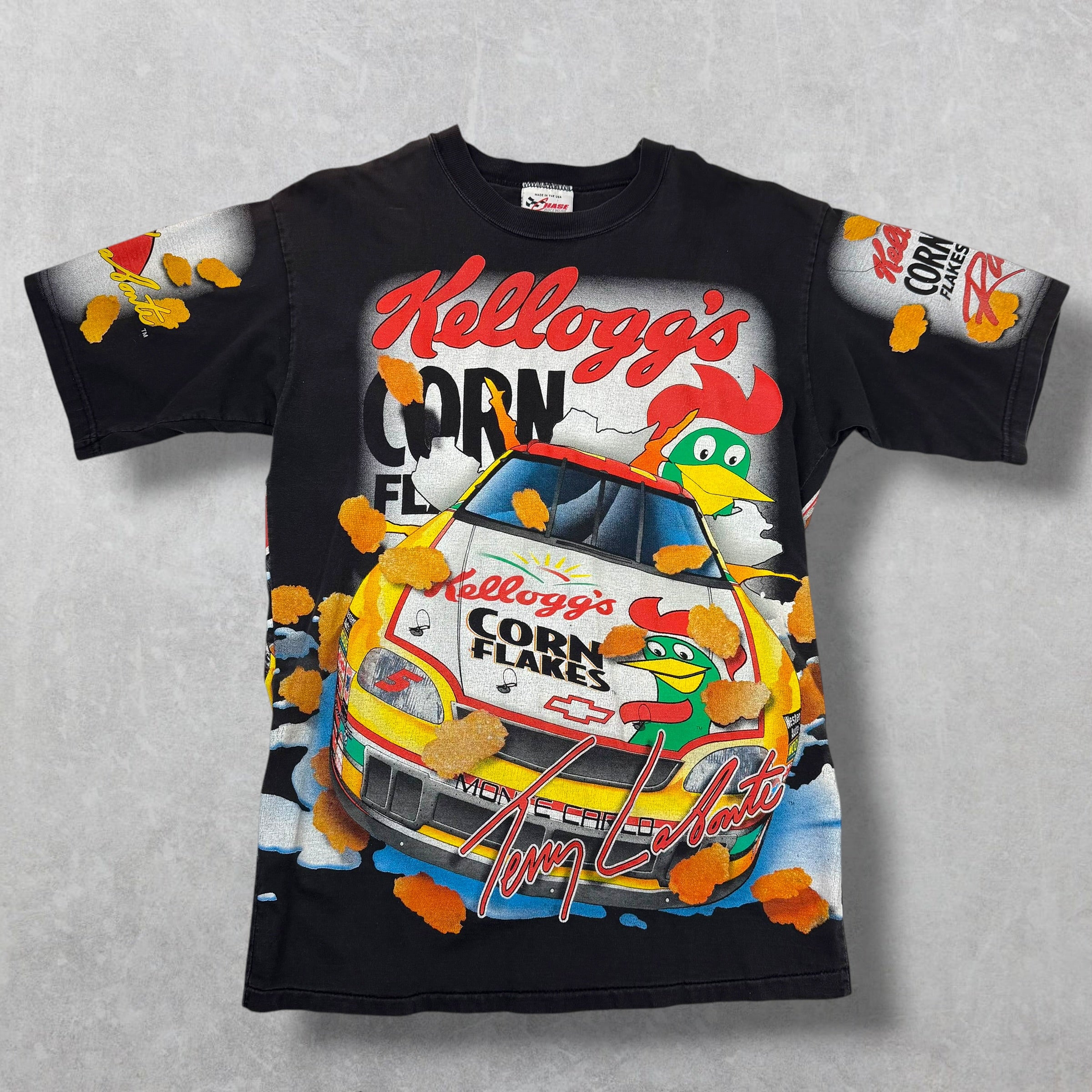 Vintage '98 Terry Labonte Kelloggs Nascar Tee M