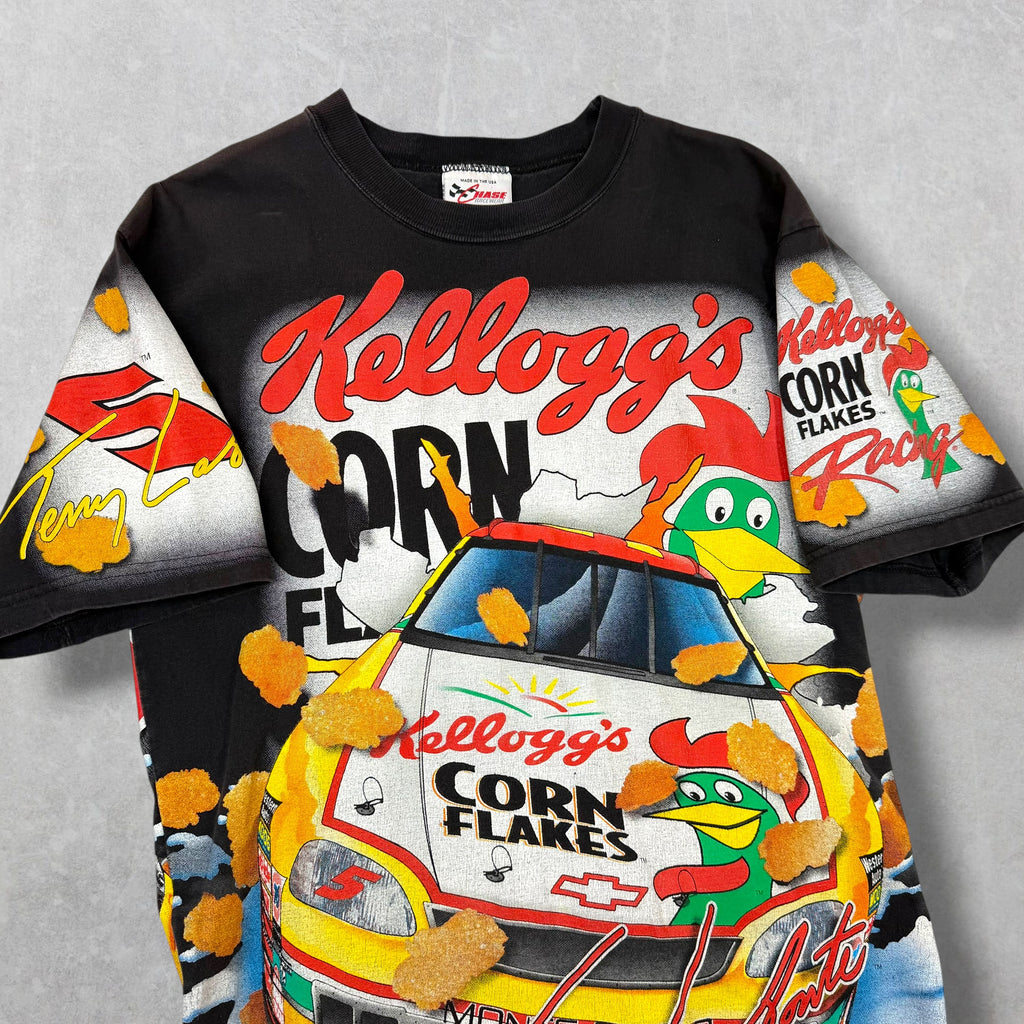 Vintage '98 Terry Labonte Kelloggs Nascar Tee M
