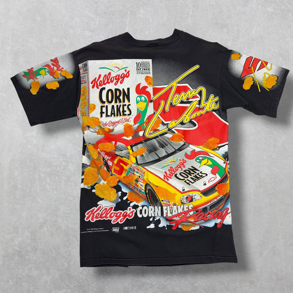 Vintage '98 Terry Labonte Kelloggs Nascar Tee M