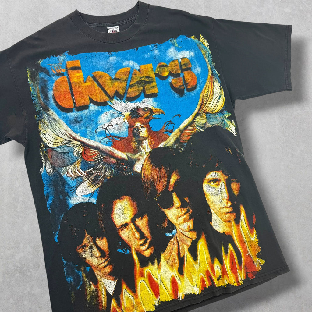 Vintage 90's Resurreccion Doors Light My Fire Tee XL