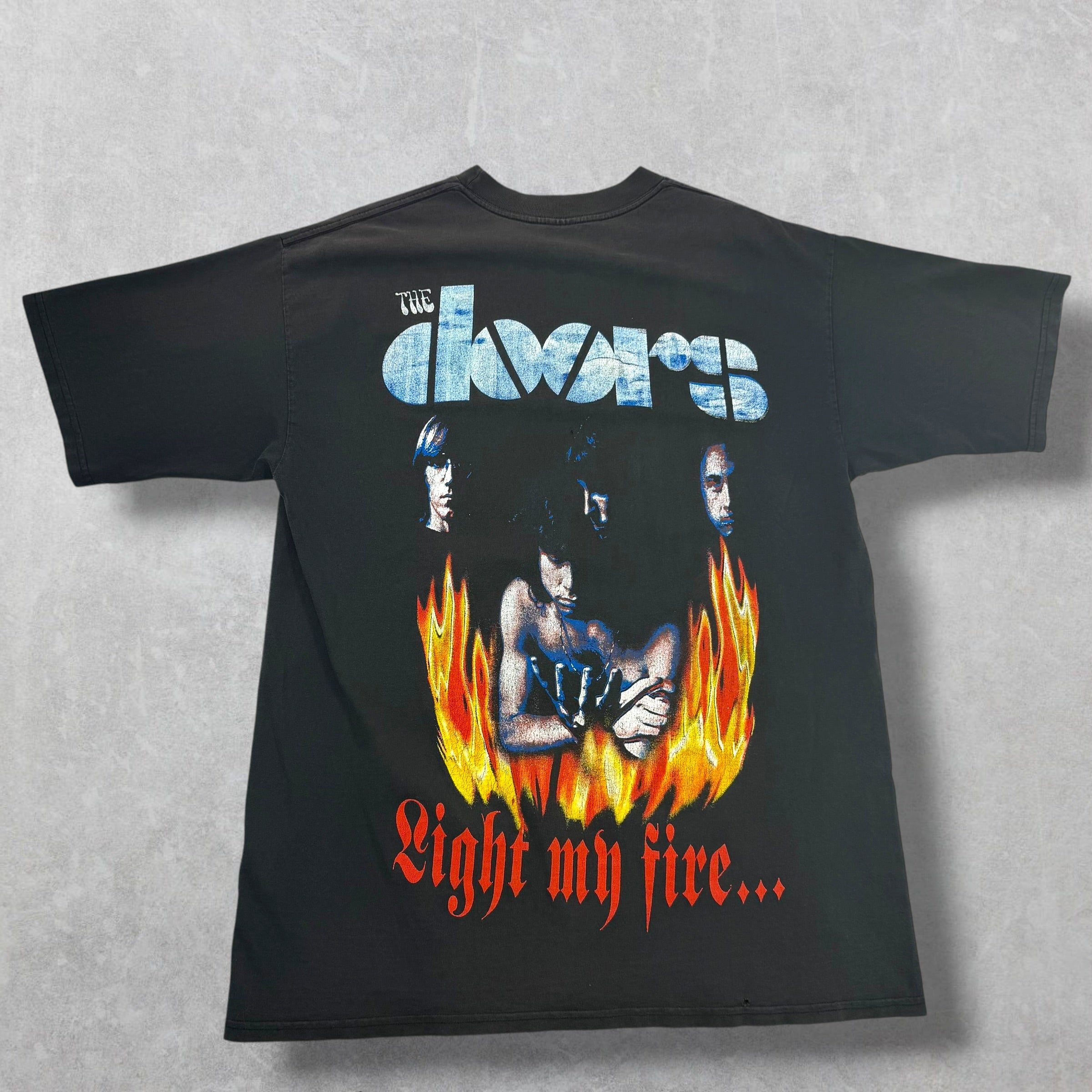 Vintage 90's Resurreccion Doors Light My Fire Tee XL