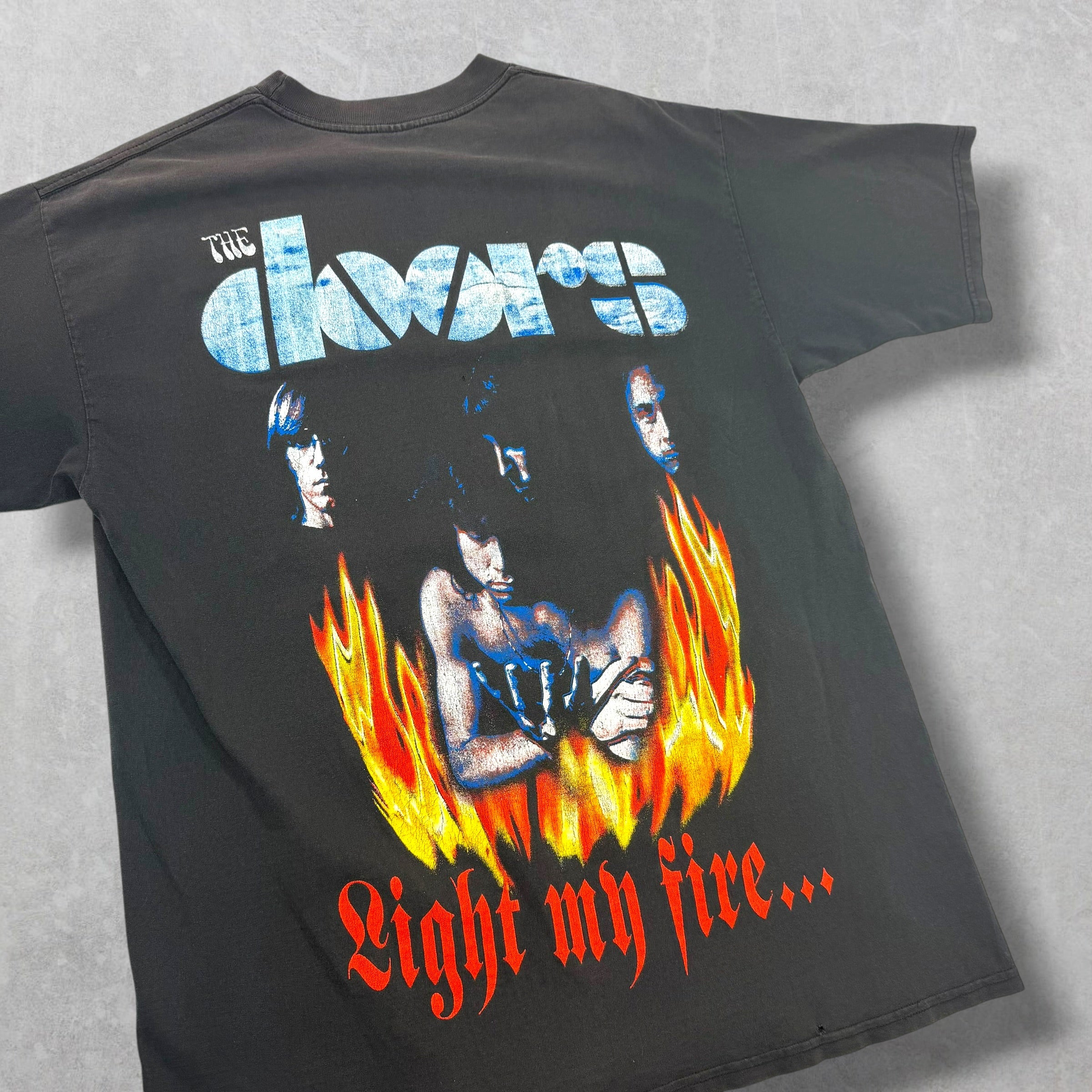Vintage 90's Resurreccion Doors Light My Fire Tee XL