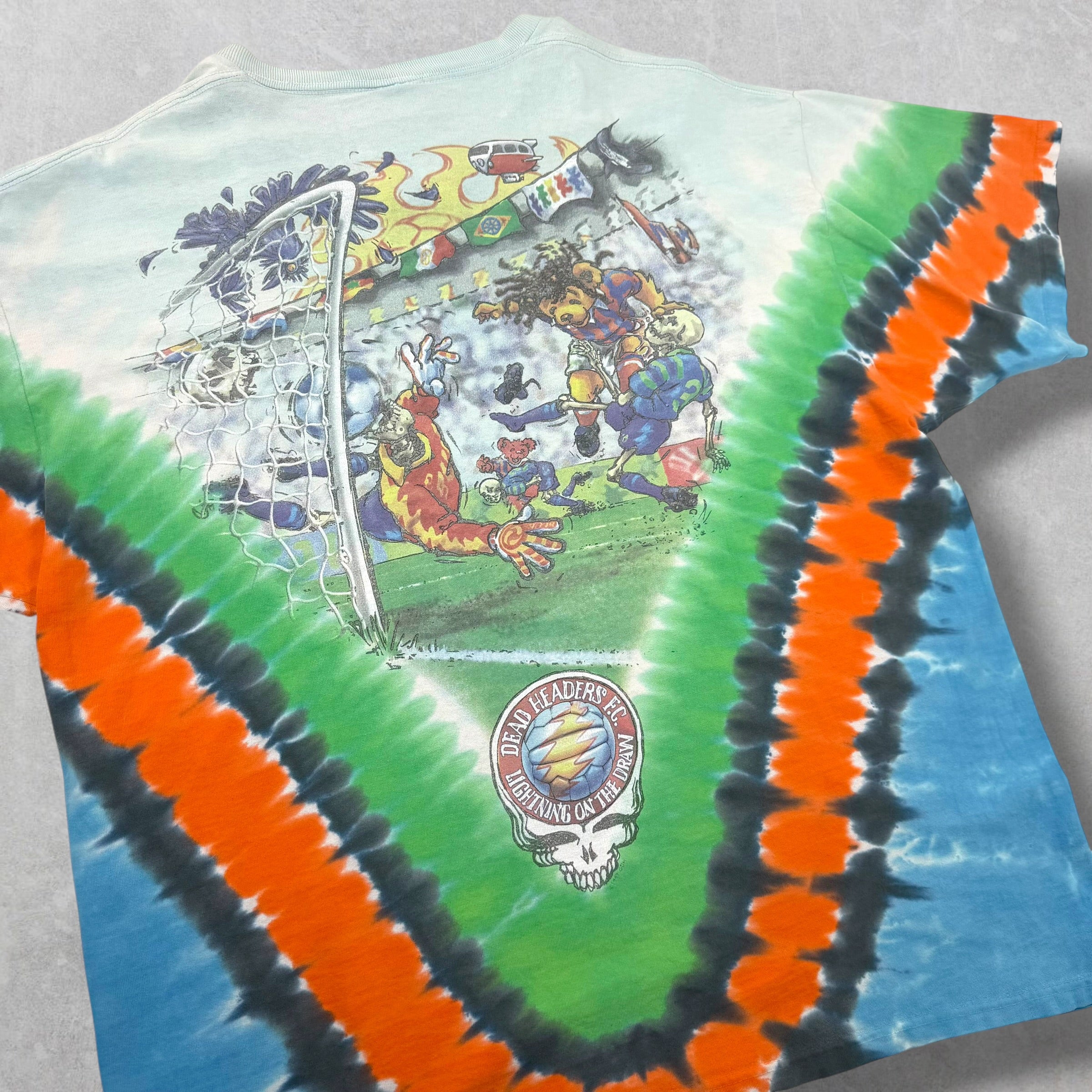 Vintage '97 Grateful Dead 'Dead Headers FC' Tee XL