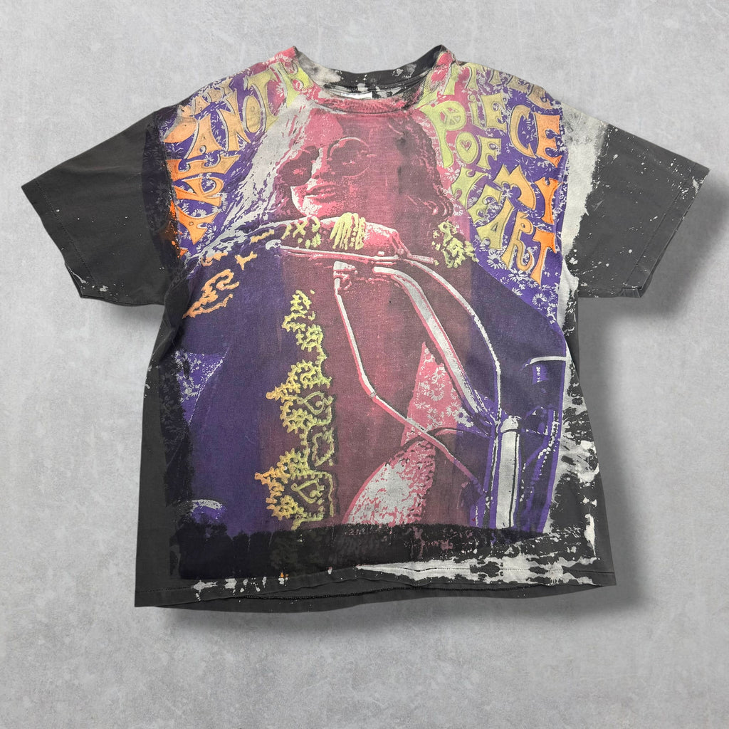 Vintage 80's Janis Joplin Mosquitohead Tee XL (L)