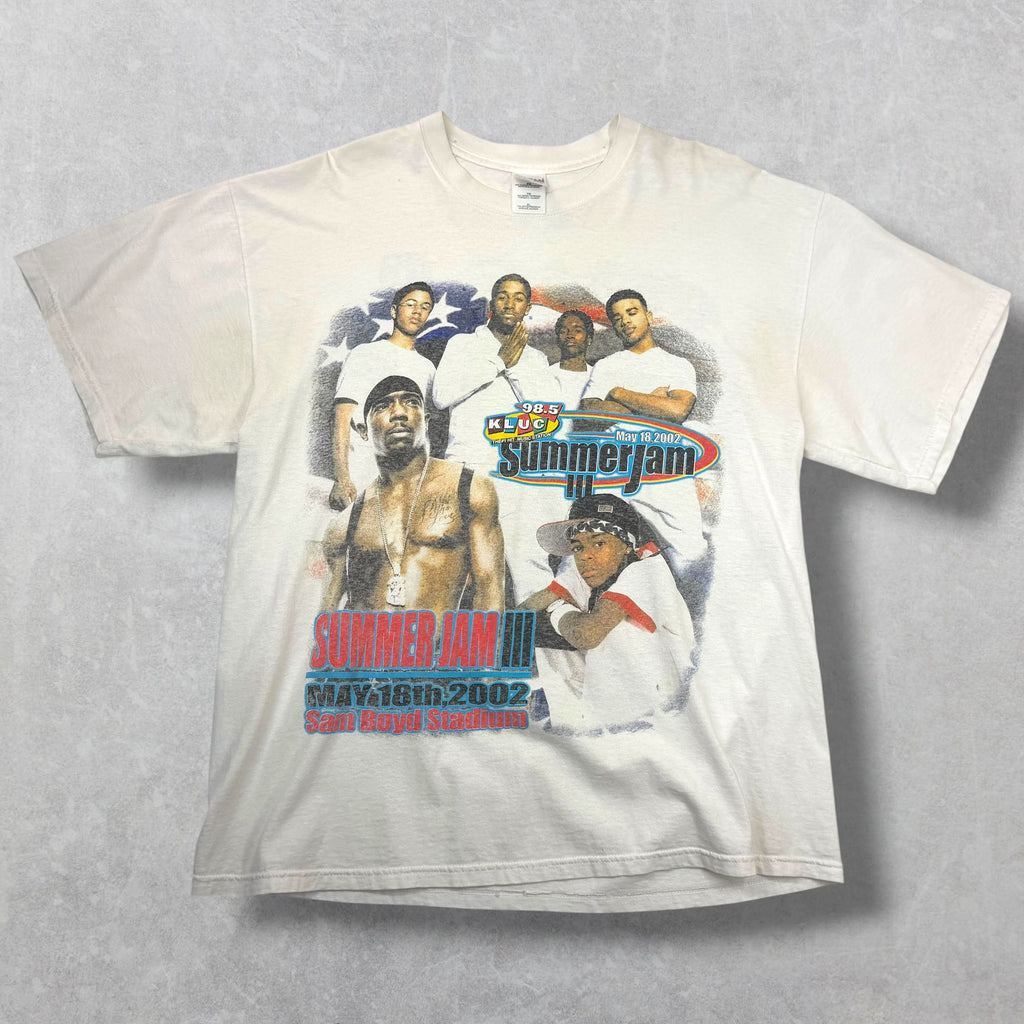Vintage '02 98.5 KLUC Summer Jam 3 Tee XL
