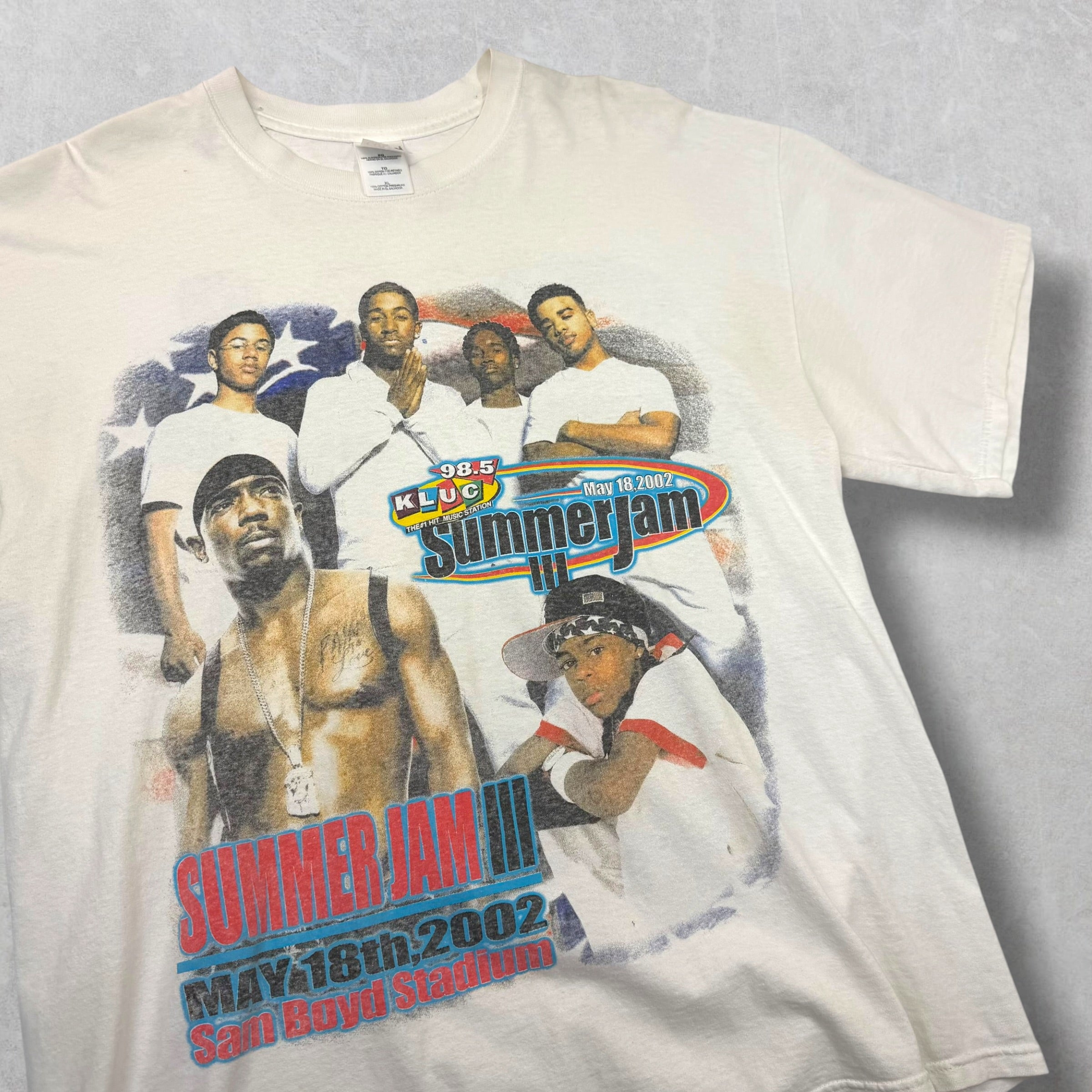 Vintage '02 98.5 KLUC Summer Jam 3 Tee XL