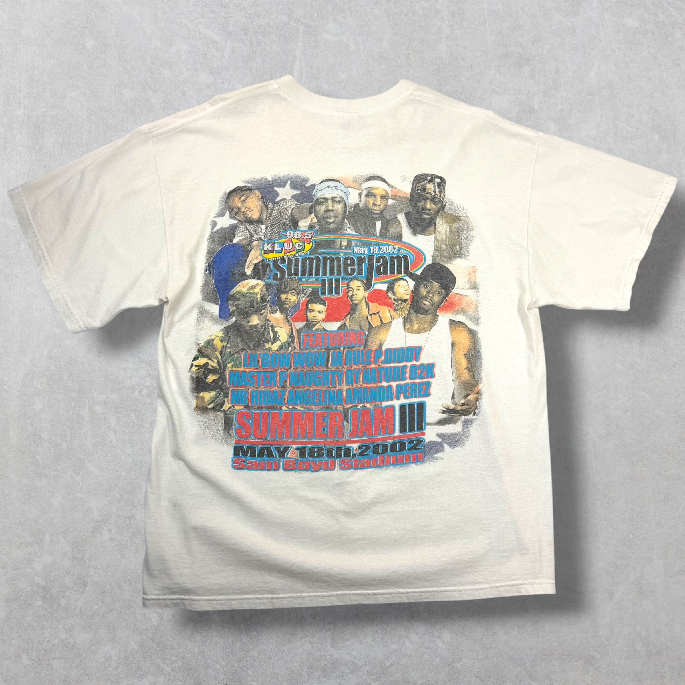 Vintage '02 98.5 KLUC Summer Jam 3 Tee XL