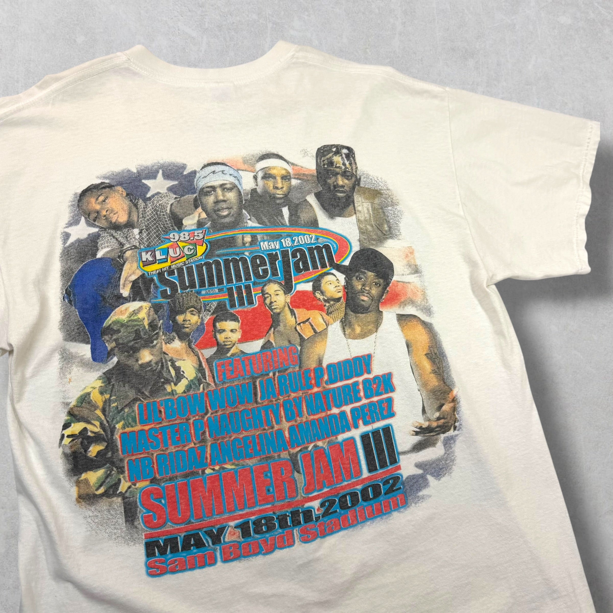 Vintage '02 98.5 KLUC Summer Jam 3 Tee XL