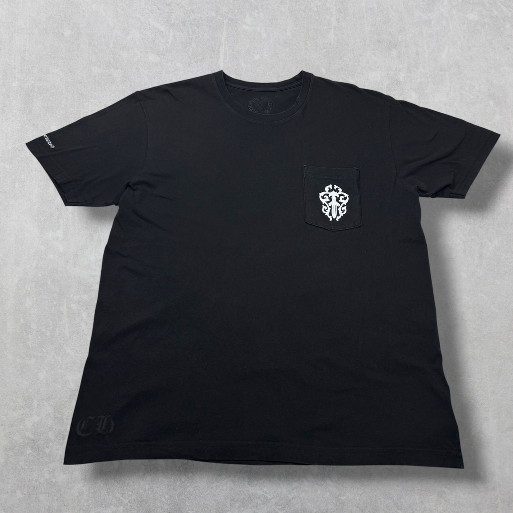 Chrome Hearts Half Script Dagger Tee XL