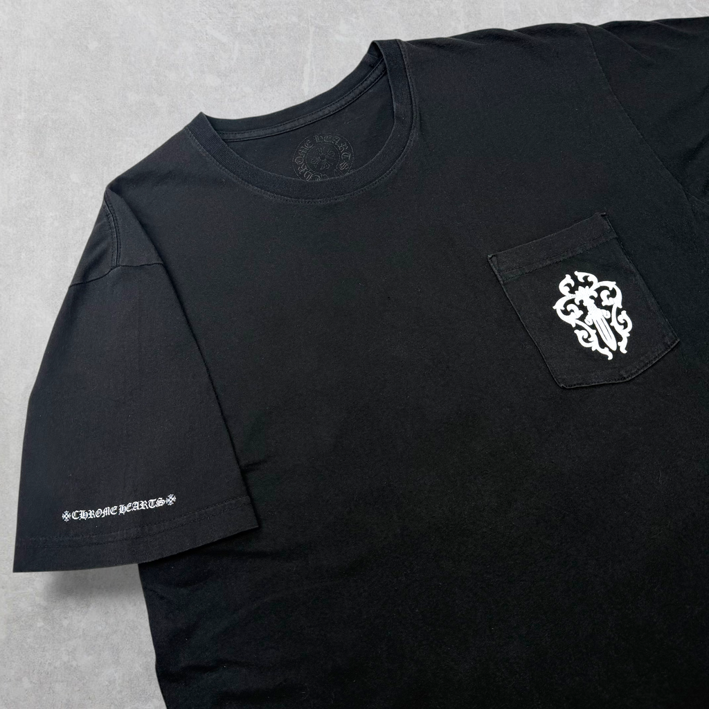 Chrome Hearts Half Script Dagger Tee XL