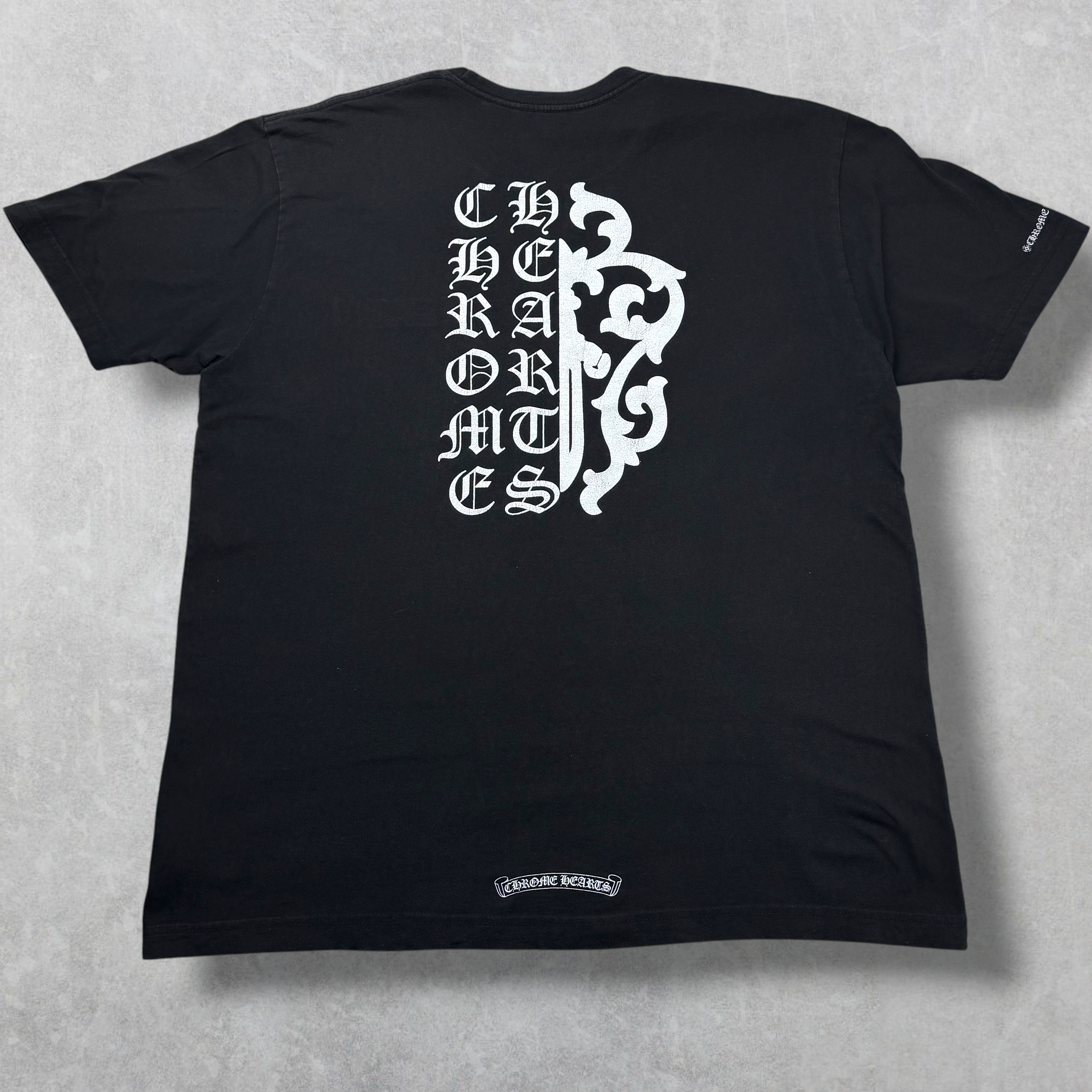 Chrome Hearts Half Script Dagger Tee XL