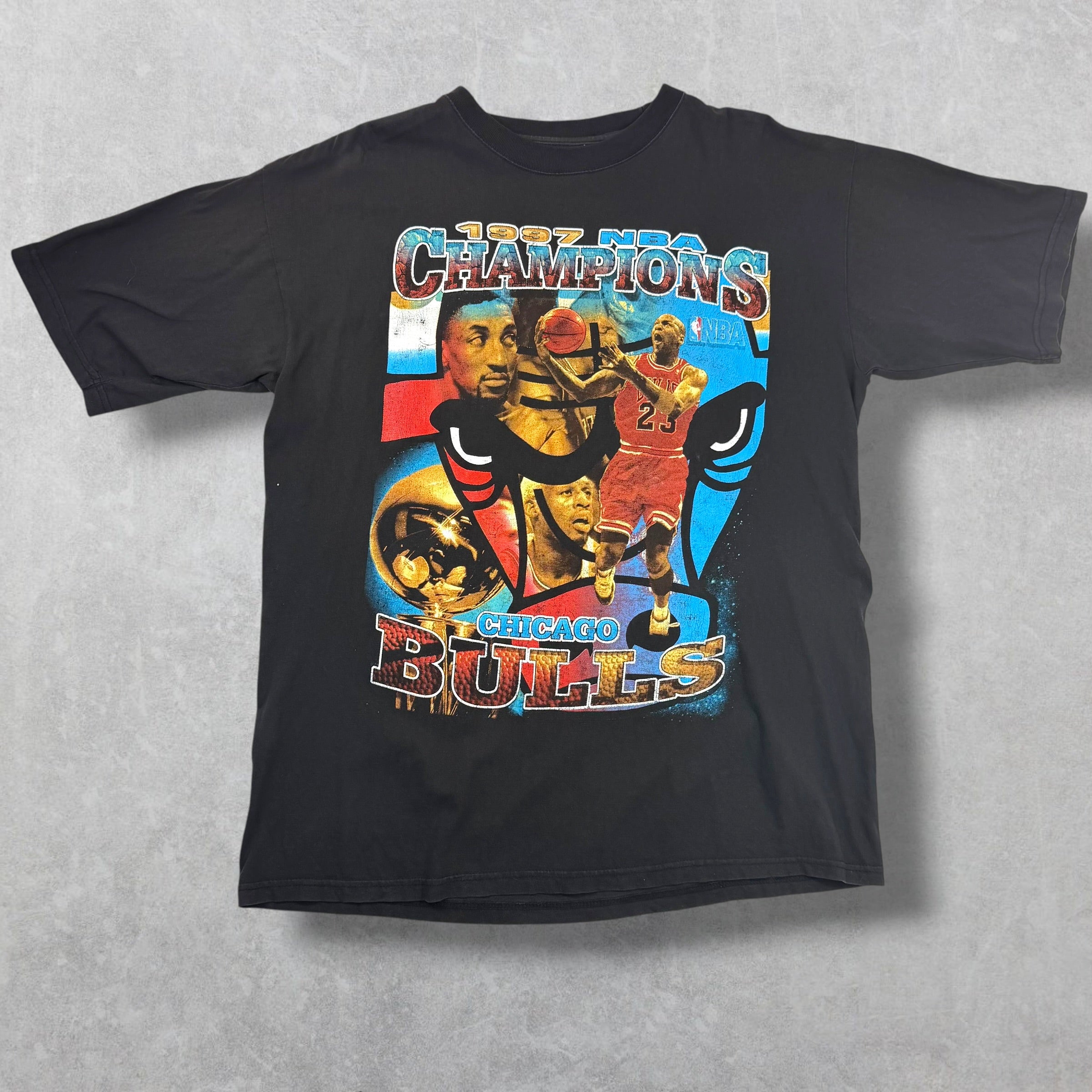 Vintage '97 Chicago Bulls Rap Tee XL