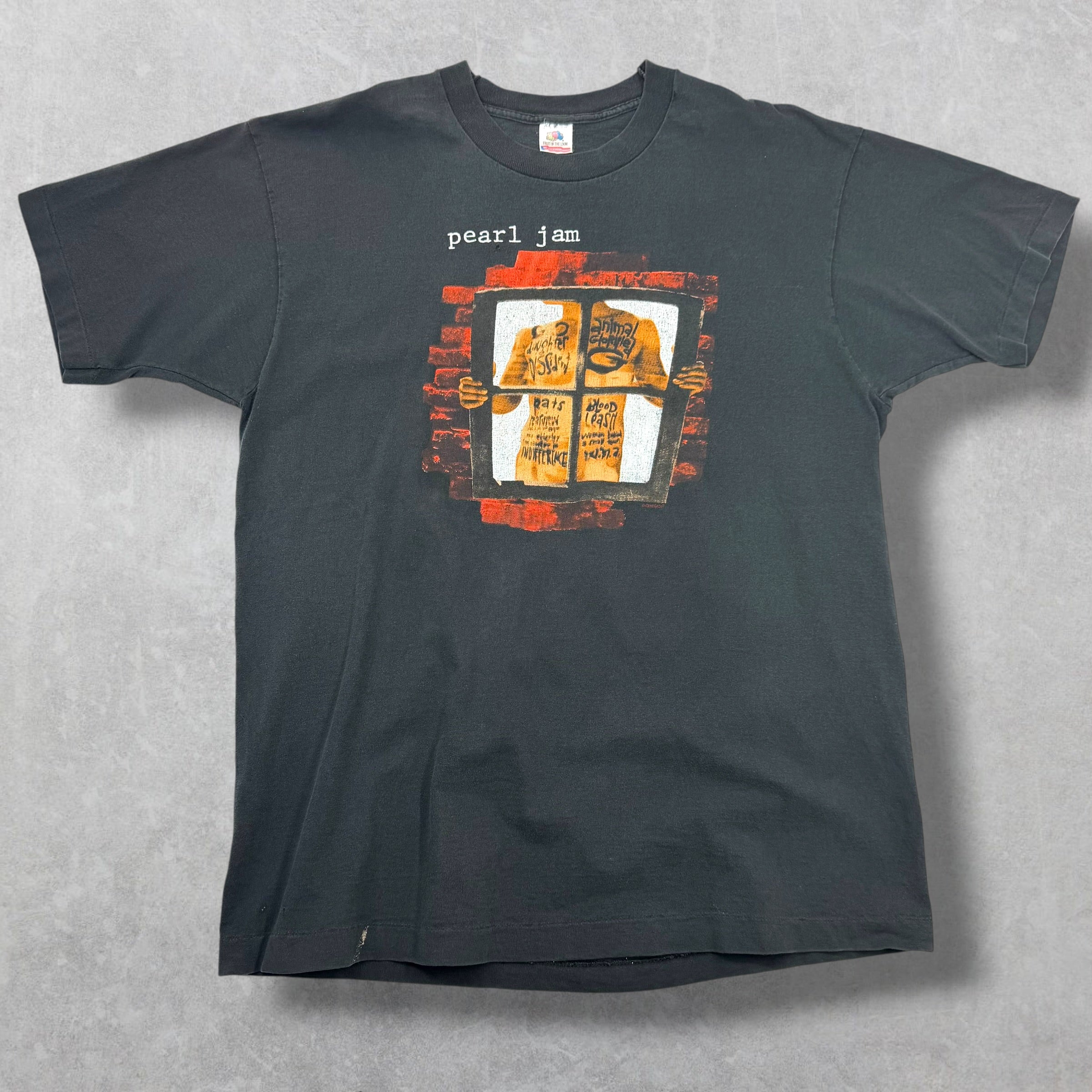 Vintage '93 Pearl Jam Window Pain Tee XL