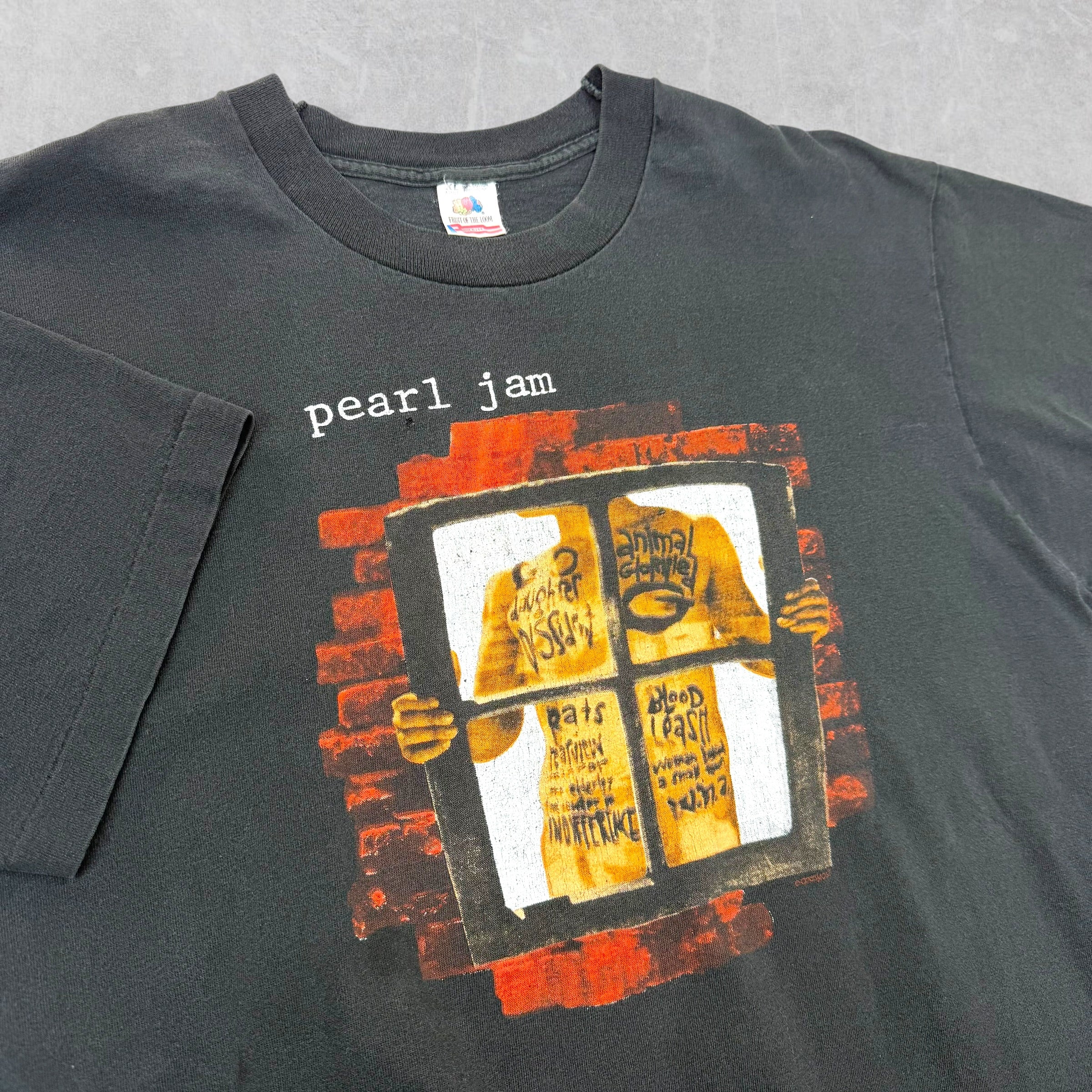 Vintage '93 Pearl Jam Window Pain Tee XL