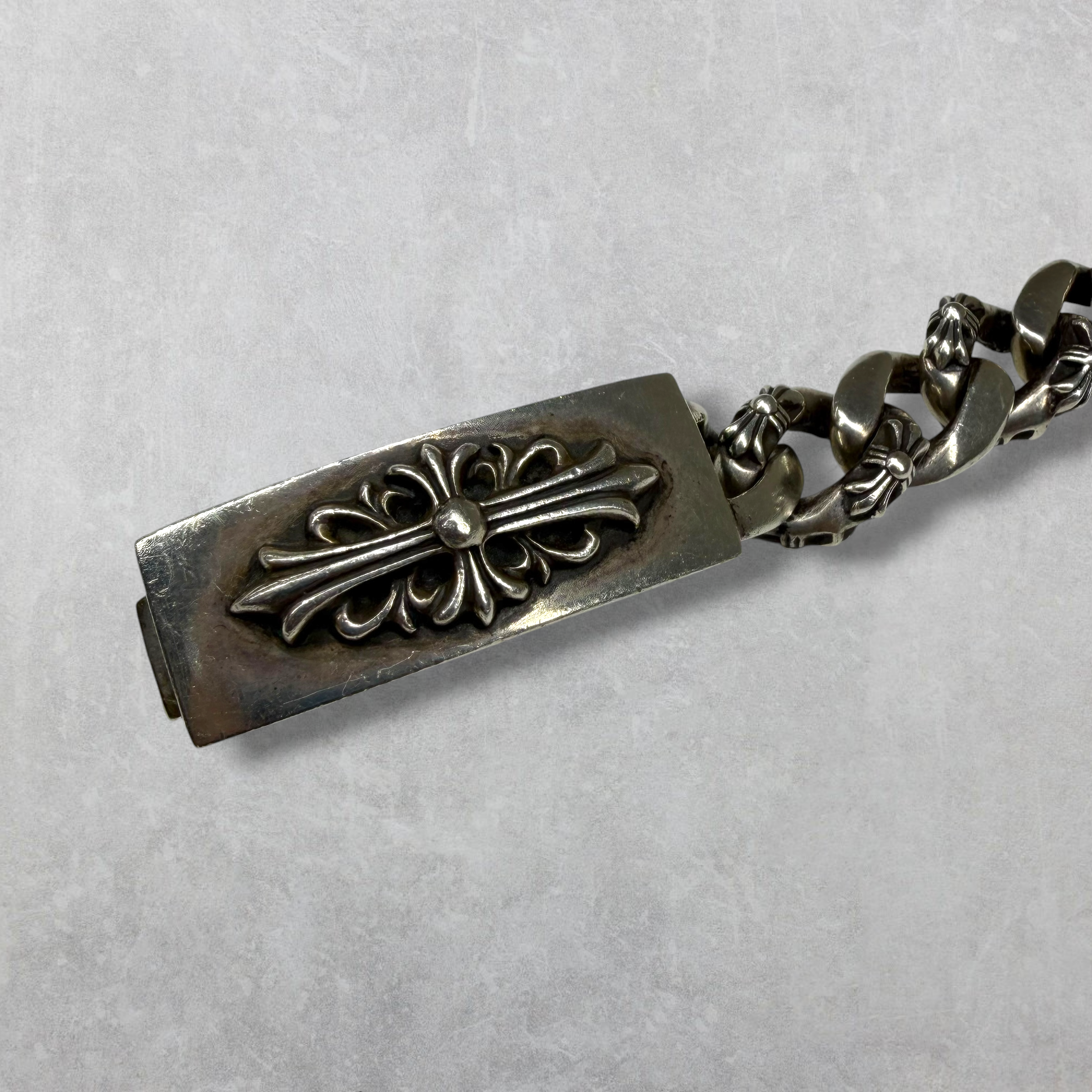 Chrome Hearts Fancy Link Floral ID Bracelet