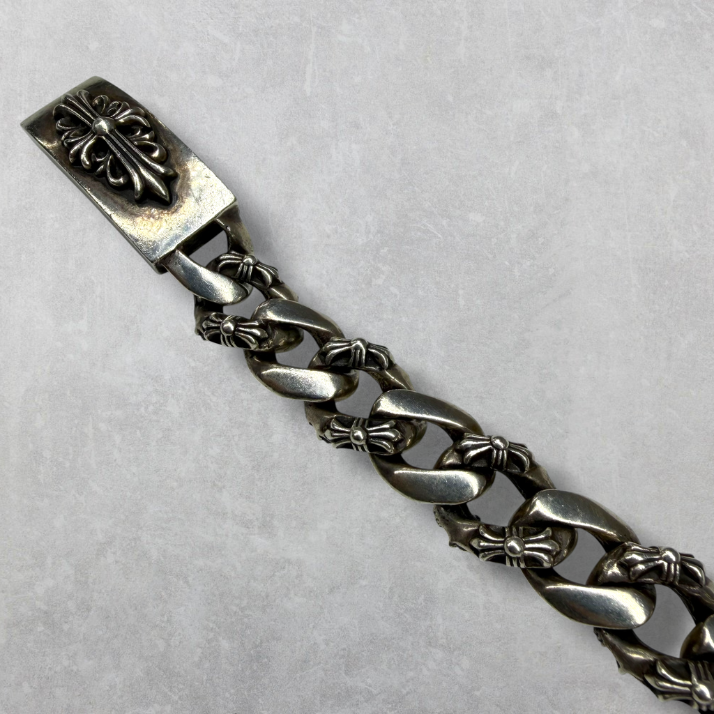 Chrome Hearts Fancy Link Floral ID Bracelet