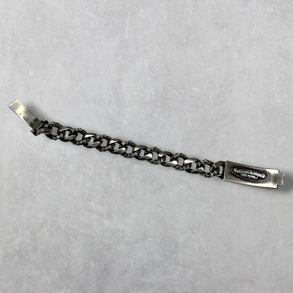 Chrome Hearts Fancy Link Floral ID Bracelet