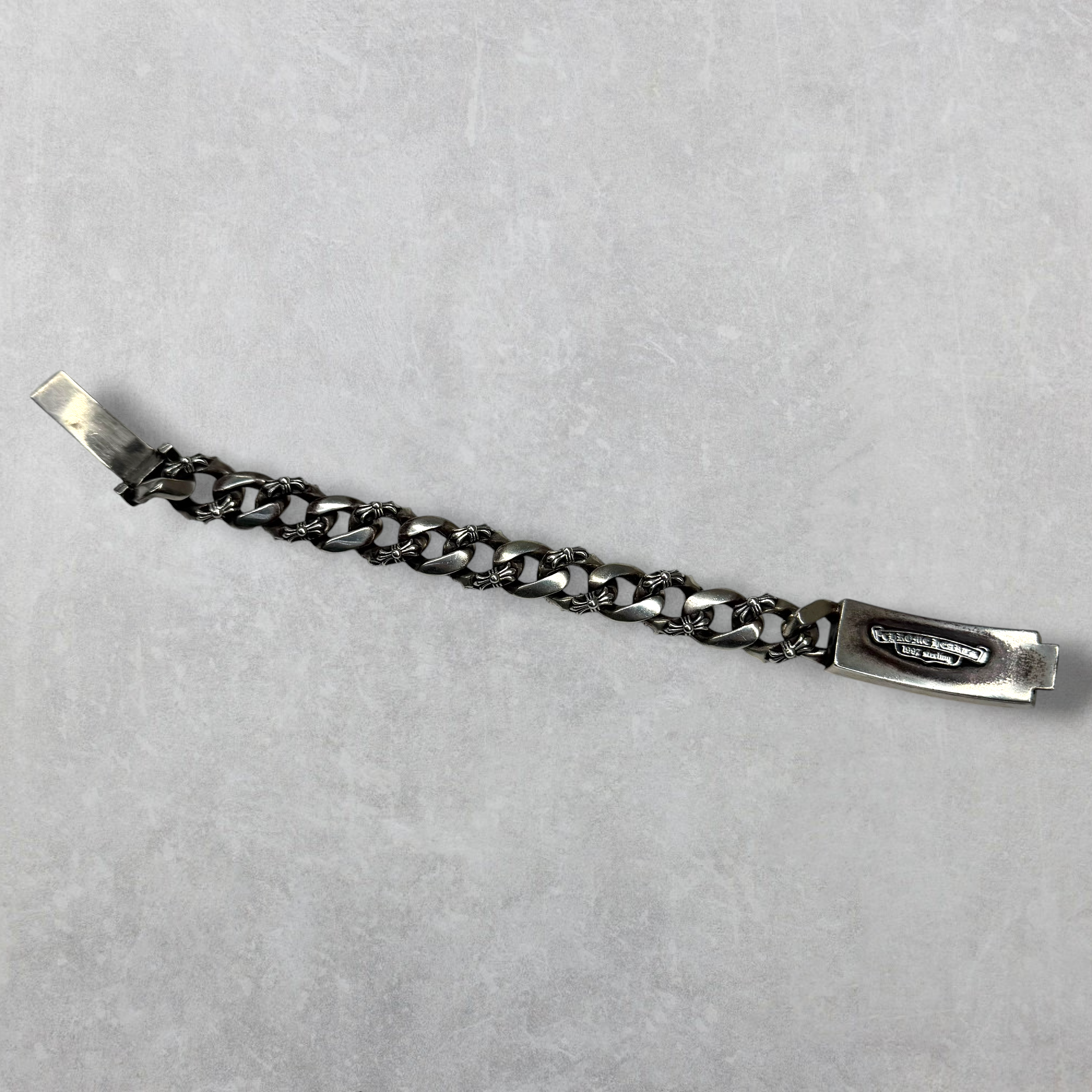Chrome Hearts Fancy Link Floral ID Bracelet