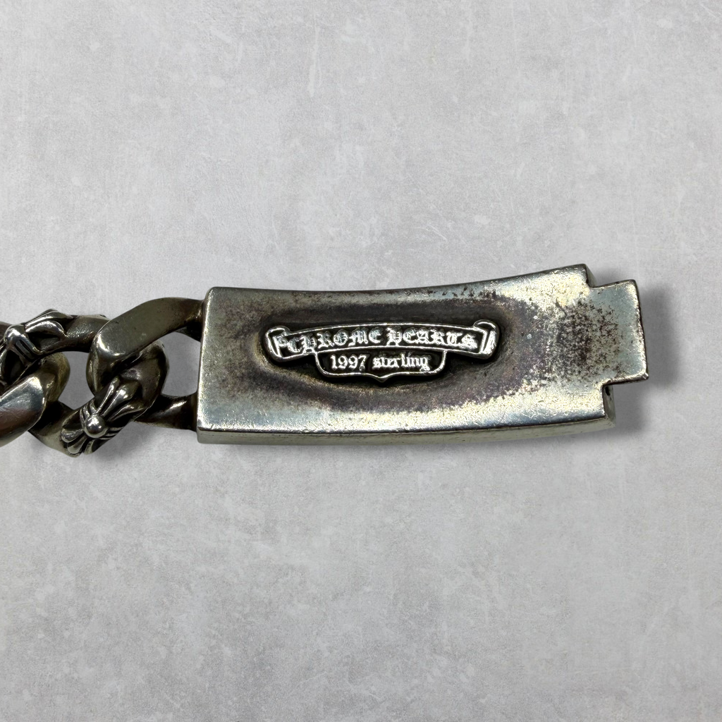 Chrome Hearts Fancy Link Floral ID Bracelet